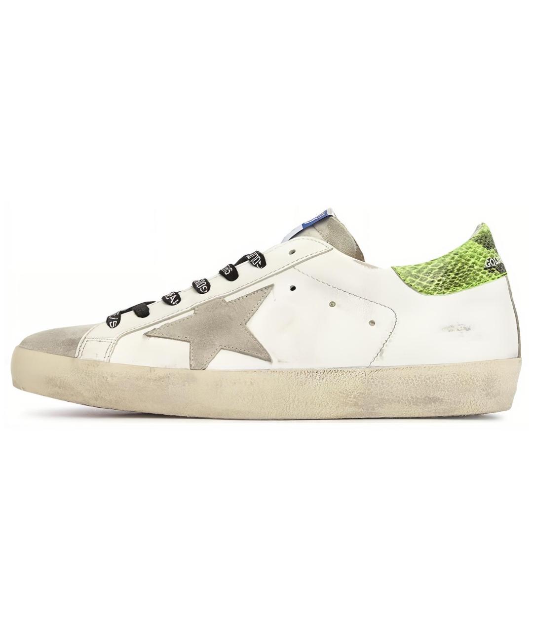 GOLDEN GOOSE DELUXE BRAND Белые низкие кроссовки / кеды, фото 2