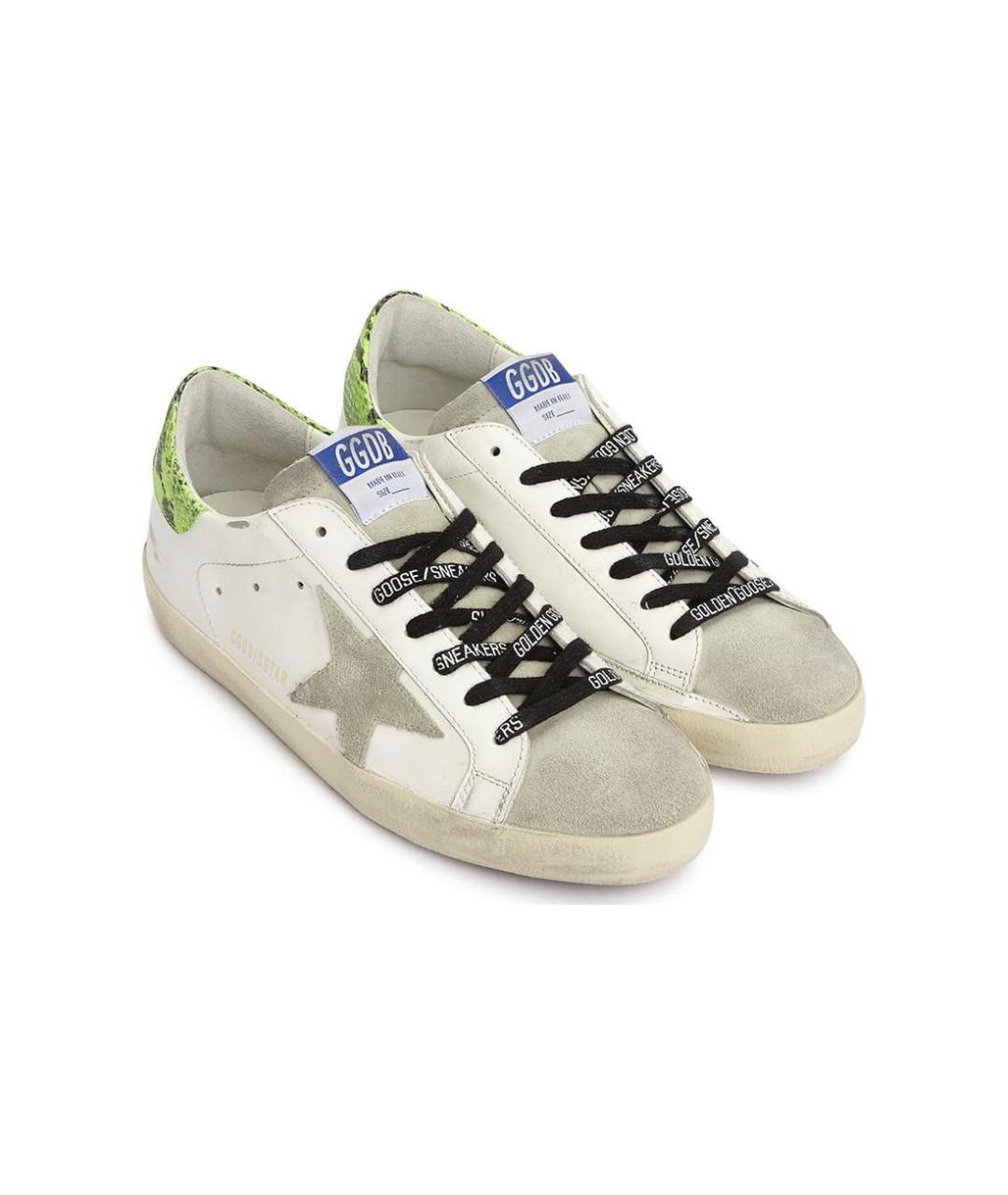 GOLDEN GOOSE DELUXE BRAND Белые низкие кроссовки / кеды, фото 3