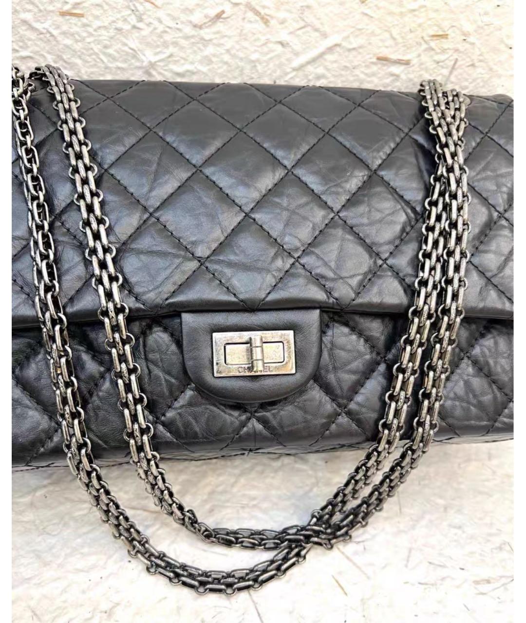 CHANEL Черная кожаная сумка через плечо, фото 4