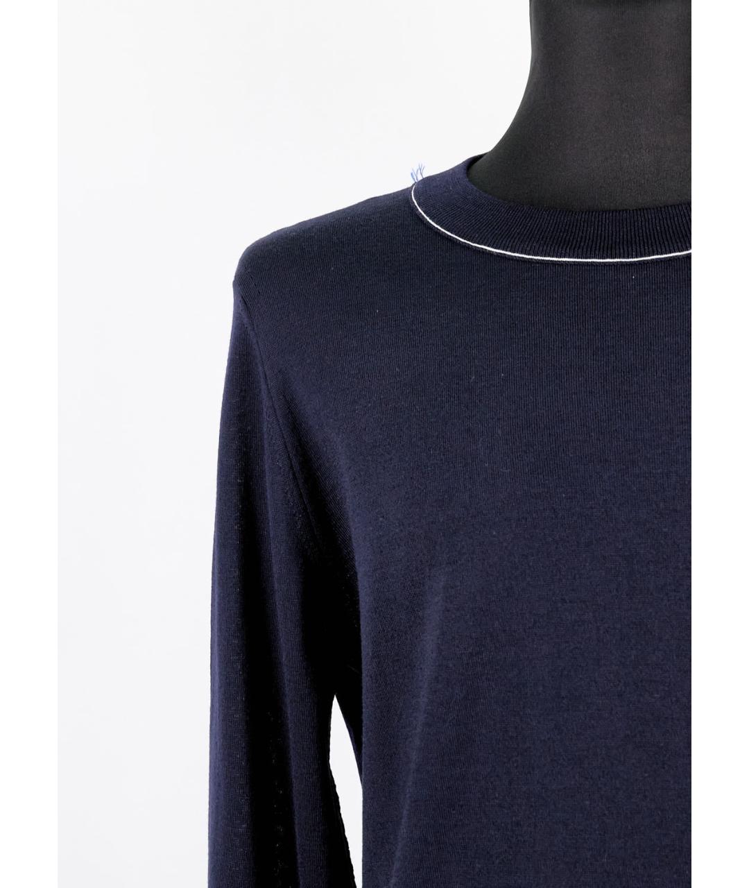 MAISON MARGIELA Синий шерстяной джемпер / свитер, фото 2
