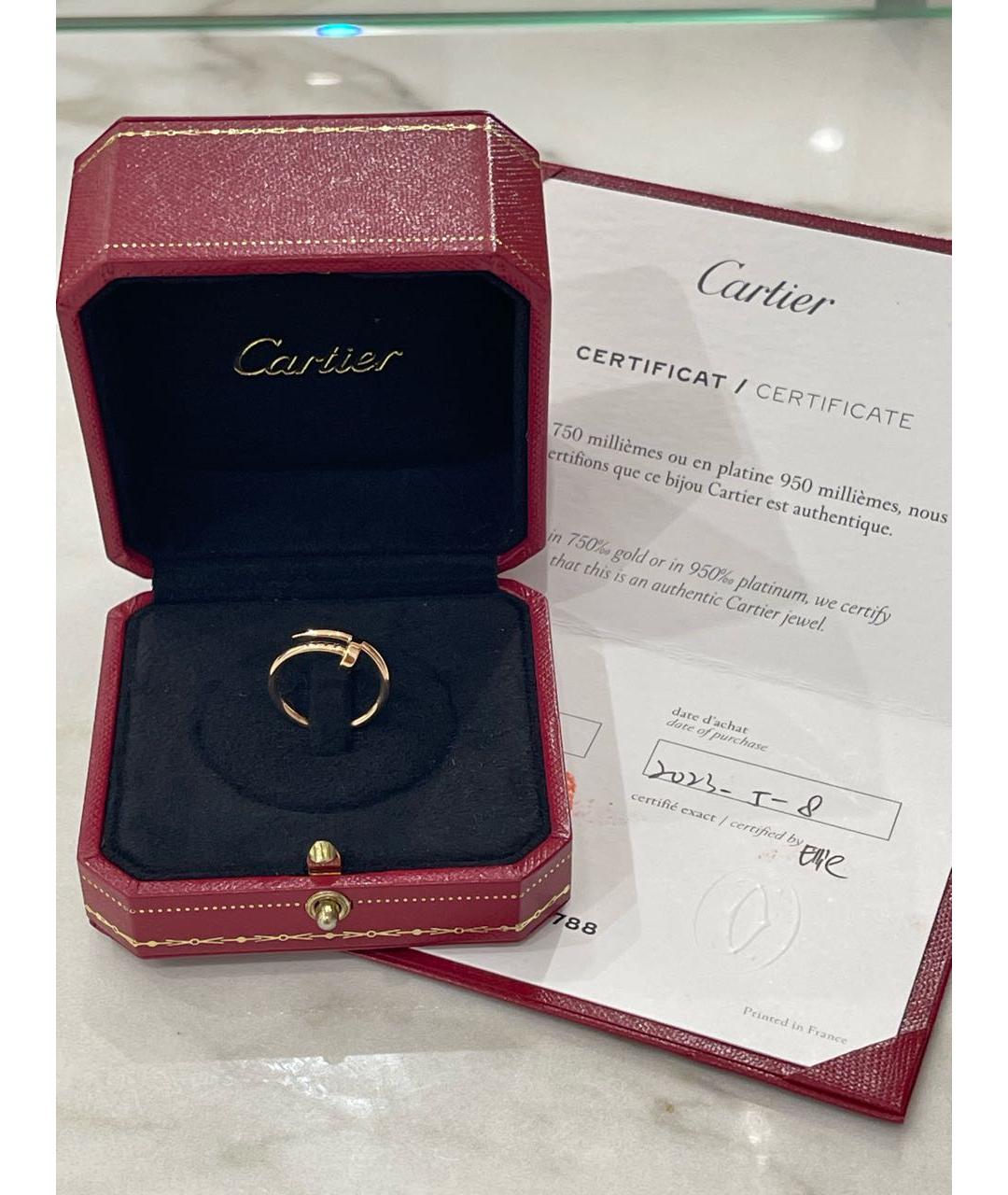 CARTIER Золотое кольцо из розового золота, фото 2