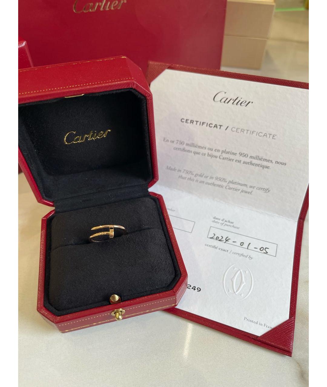 CARTIER Золотое кольцо из розового золота, фото 2