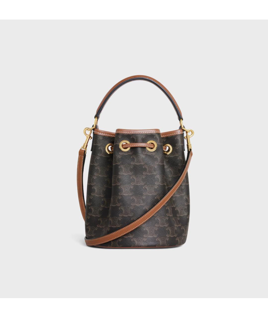 CELINE Коричневая сумка тоут, фото 3
