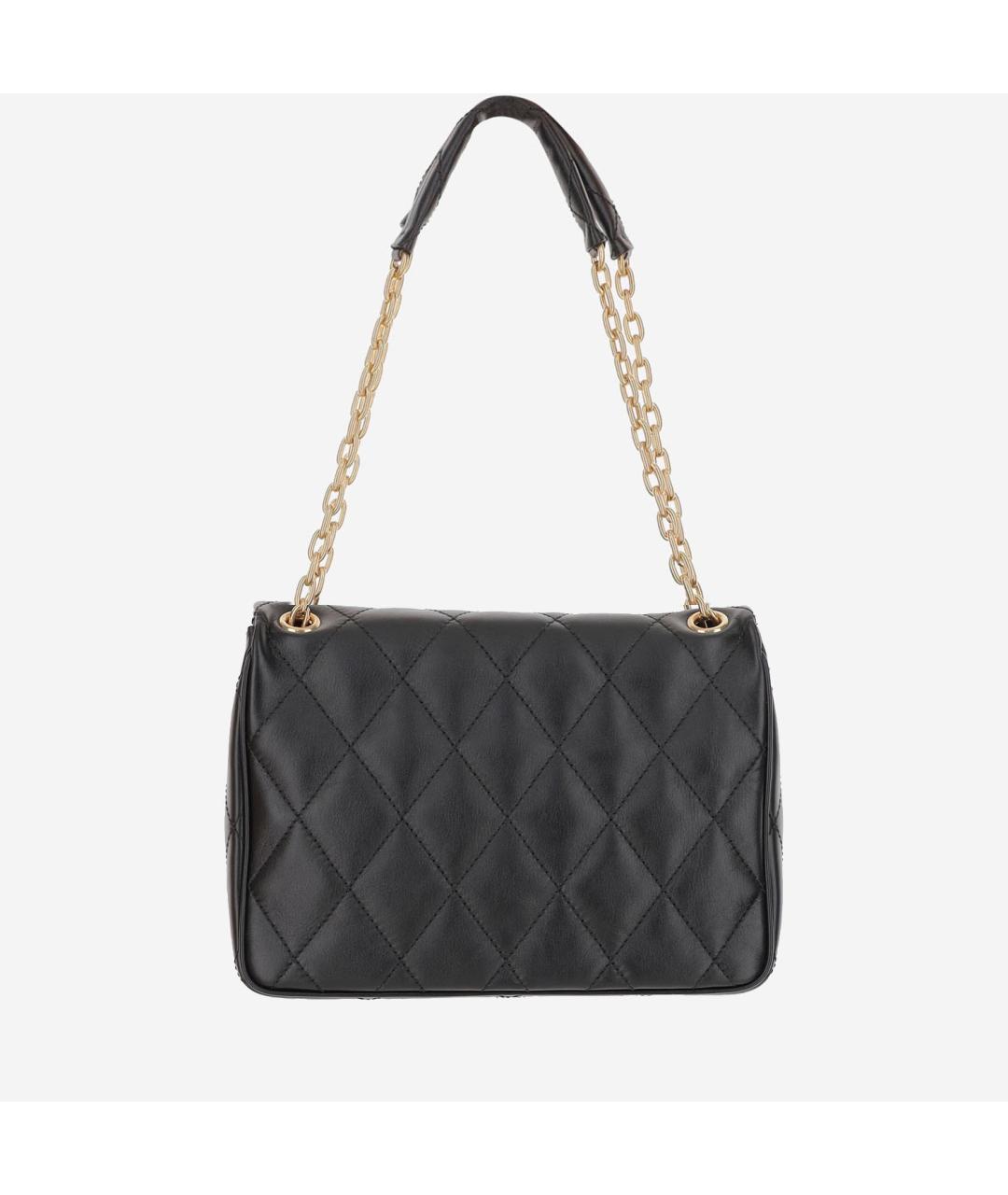 BURBERRY Черная кожаная сумка через плечо, фото 3