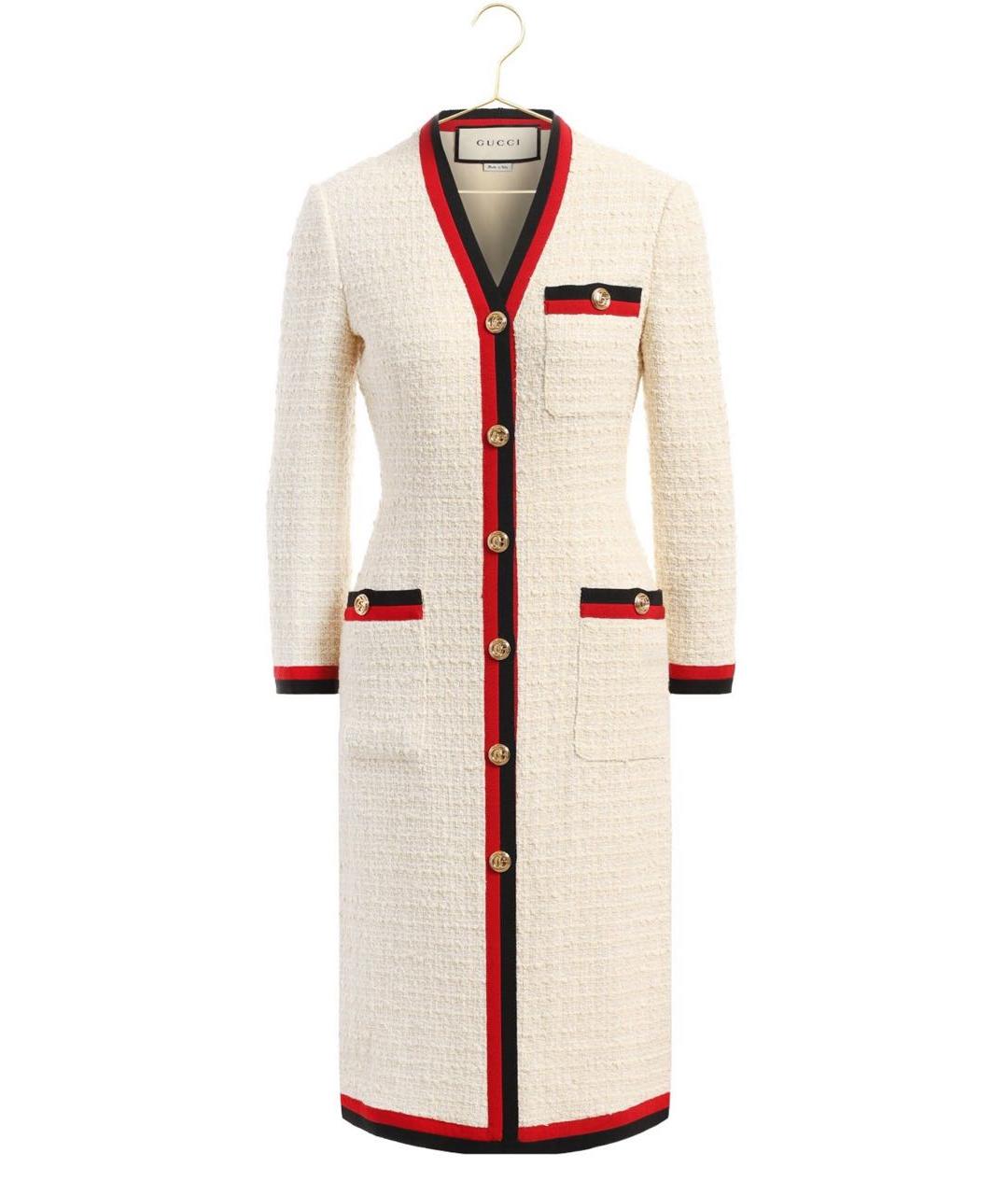 GUCCI Мульти хлопковое повседневное платье, фото 1