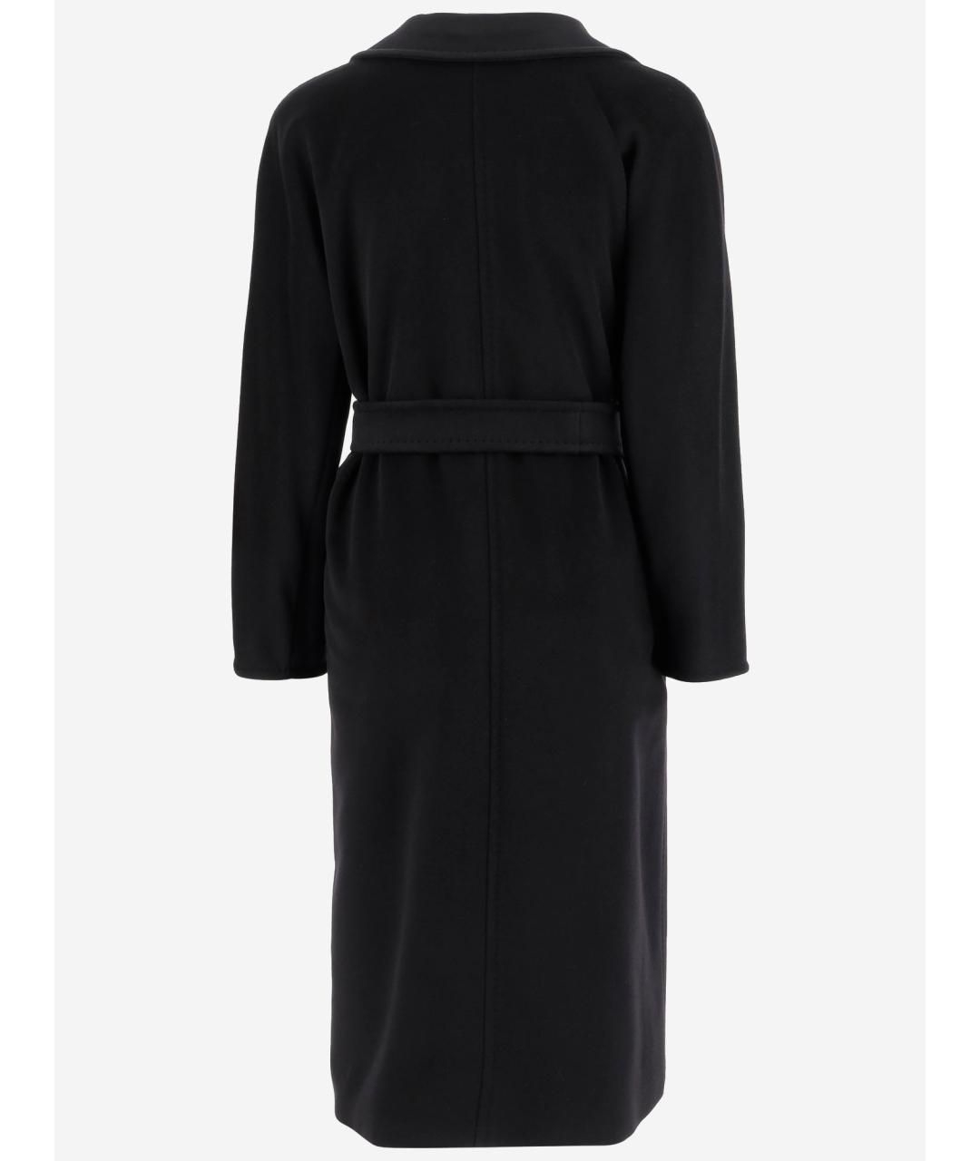MAX MARA Черное шерстяное пальто, фото 2