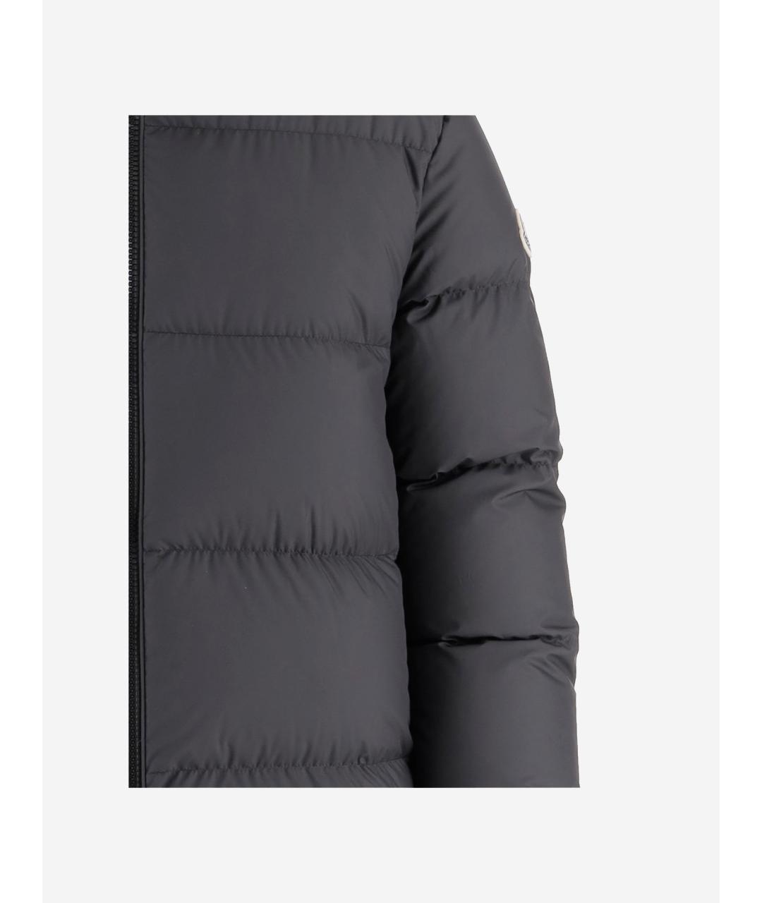 MONCLER Антрацитовая полиэстеровая куртка, фото 3