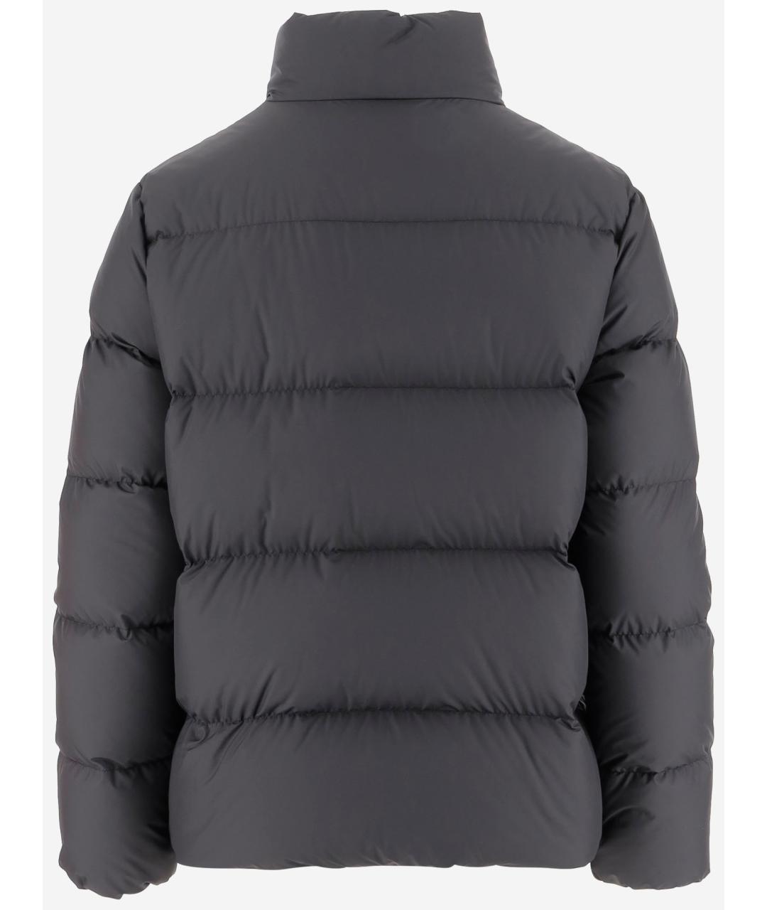 MONCLER Антрацитовая полиэстеровая куртка, фото 2