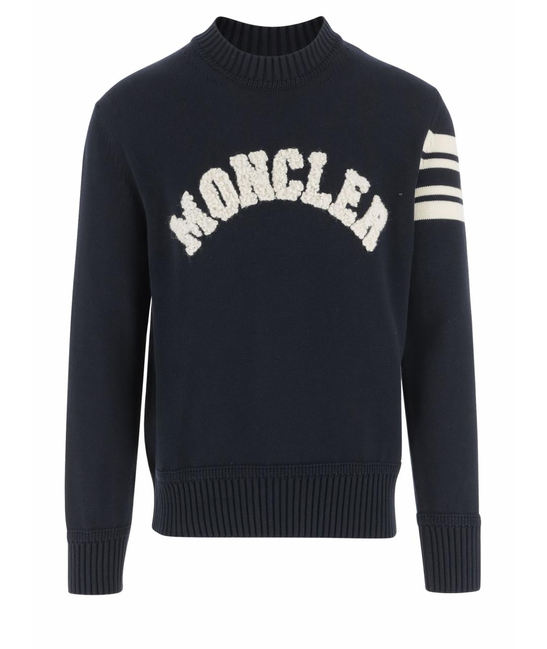 MONCLER Темно-синий джемпер / свитер, фото 1