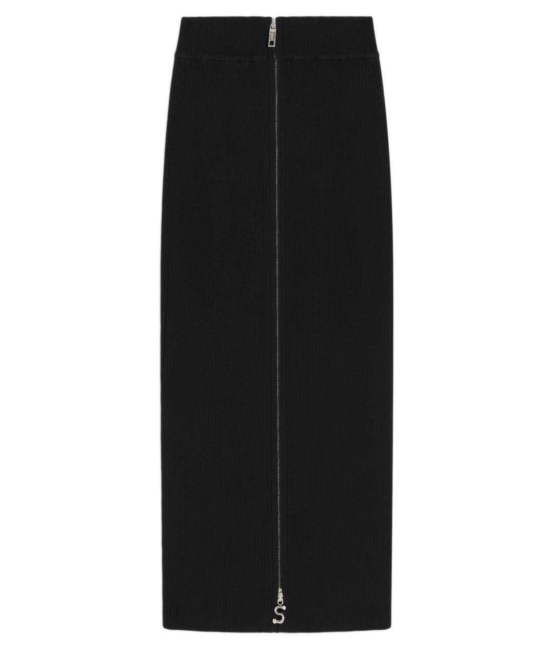 SPORTMAX Черная юбка миди, фото 1