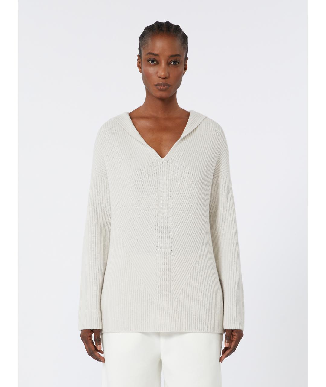 'S MAX MARA Белый джемпер / свитер, фото 3