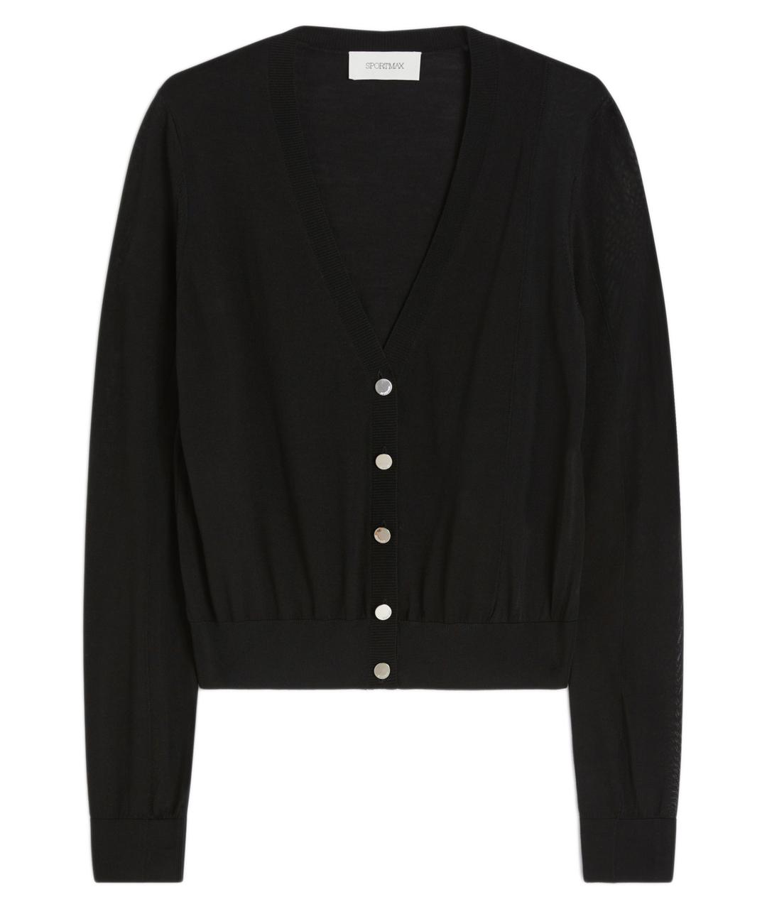 SPORTMAX Черный кардиган, фото 1