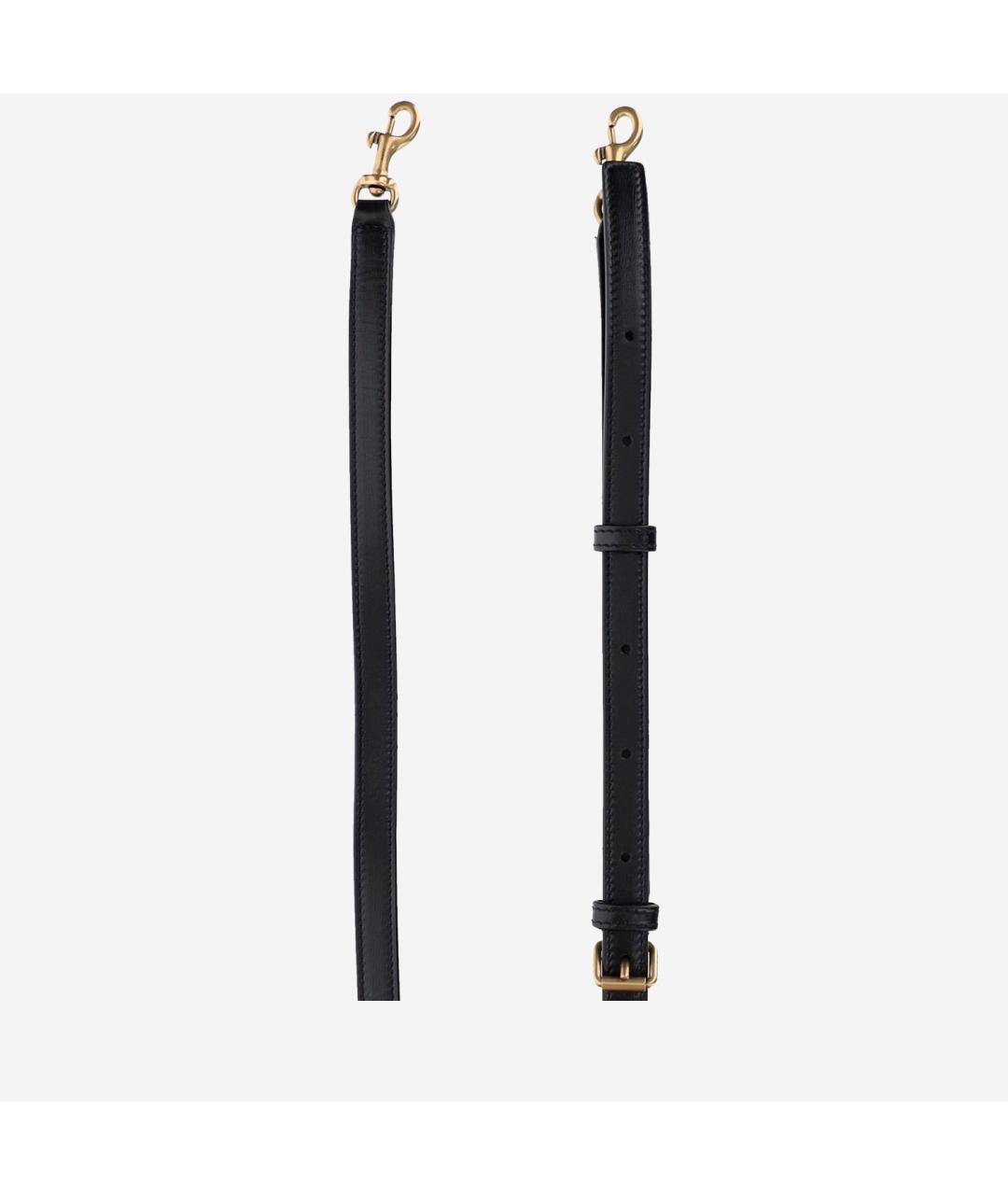 SAINT LAURENT Черная кожаная сумка тоут, фото 4
