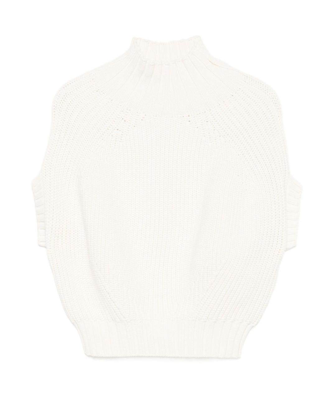 SPORTMAX Бежевая шерстяная жилетка, фото 1