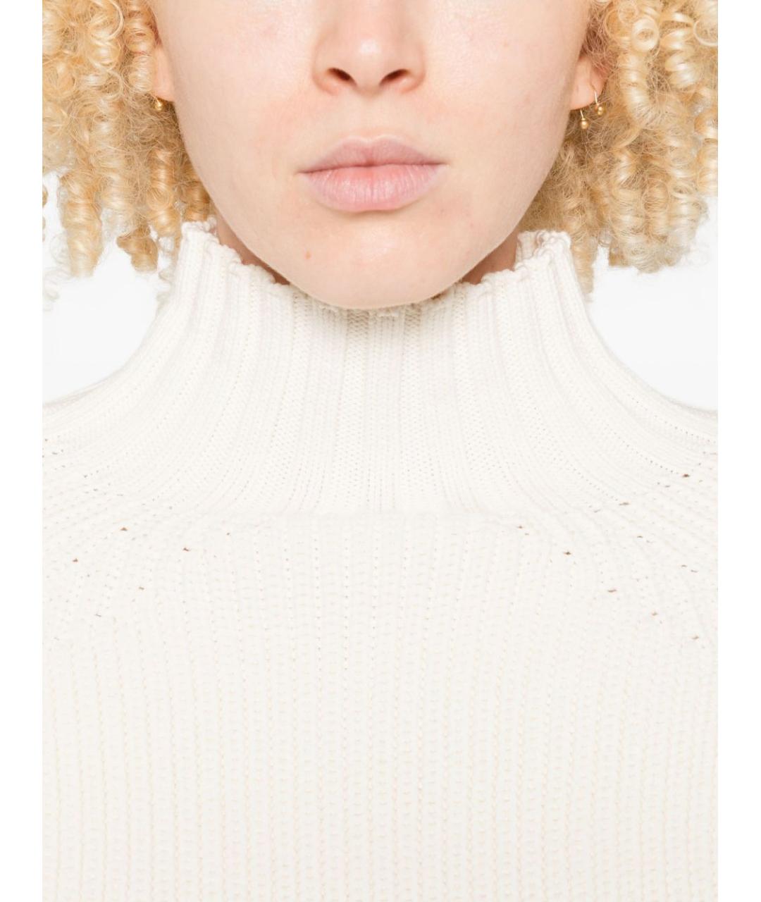 SPORTMAX Бежевая шерстяная жилетка, фото 5