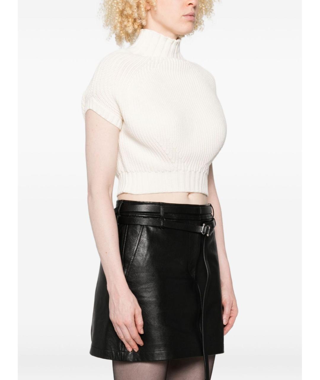 SPORTMAX Бежевая шерстяная жилетка, фото 3