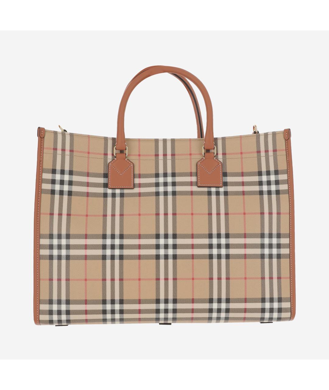 BURBERRY Бежевая сумка тоут, фото 3
