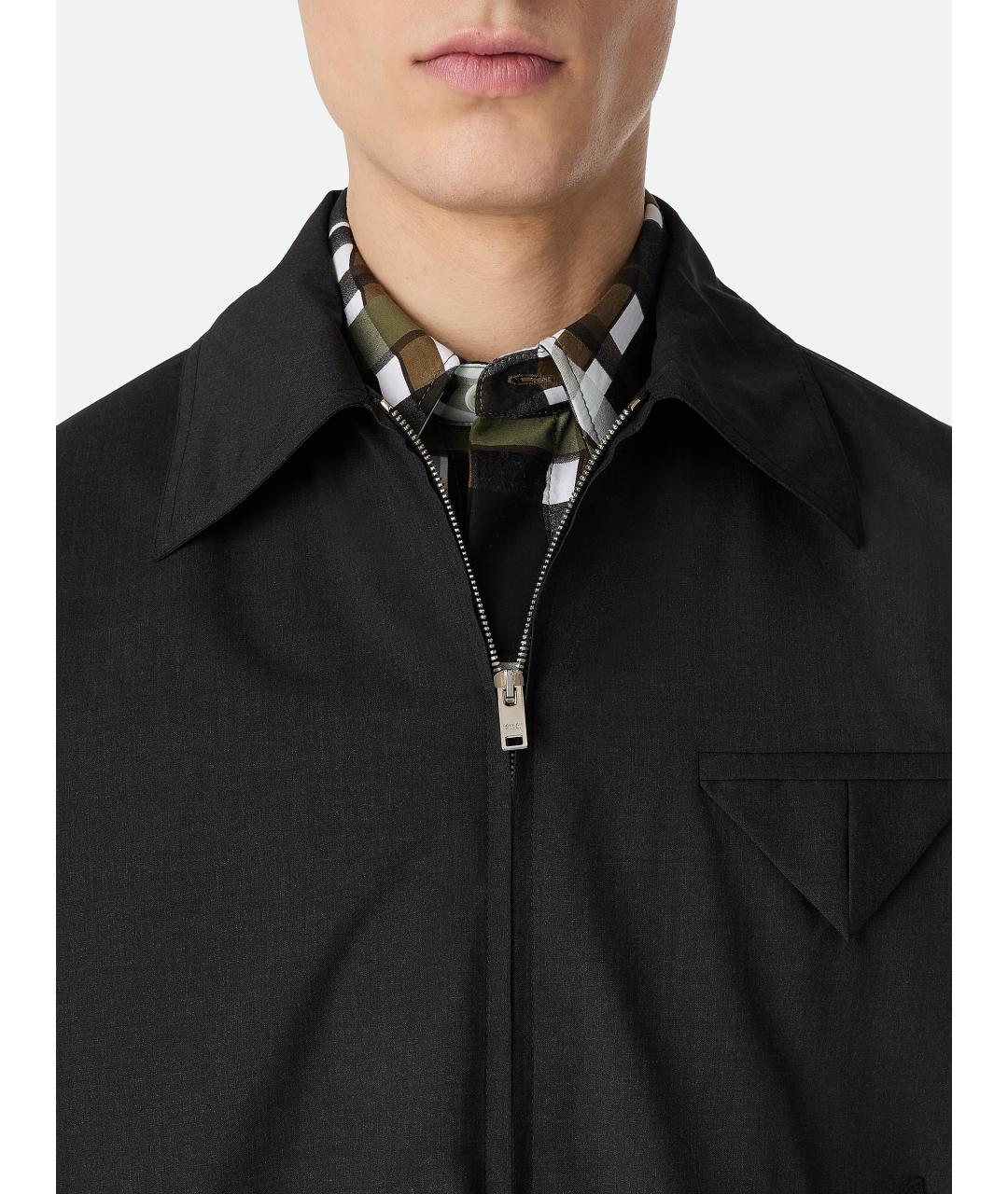 BOTTEGA VENETA Черная шерстяная куртка, фото 5