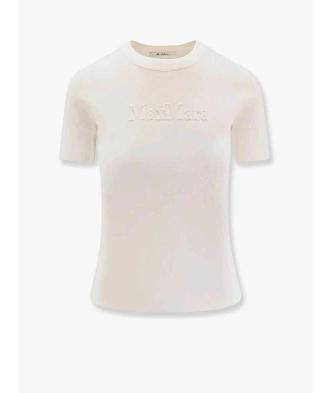 MAX MARA Белая футболка, фото 1