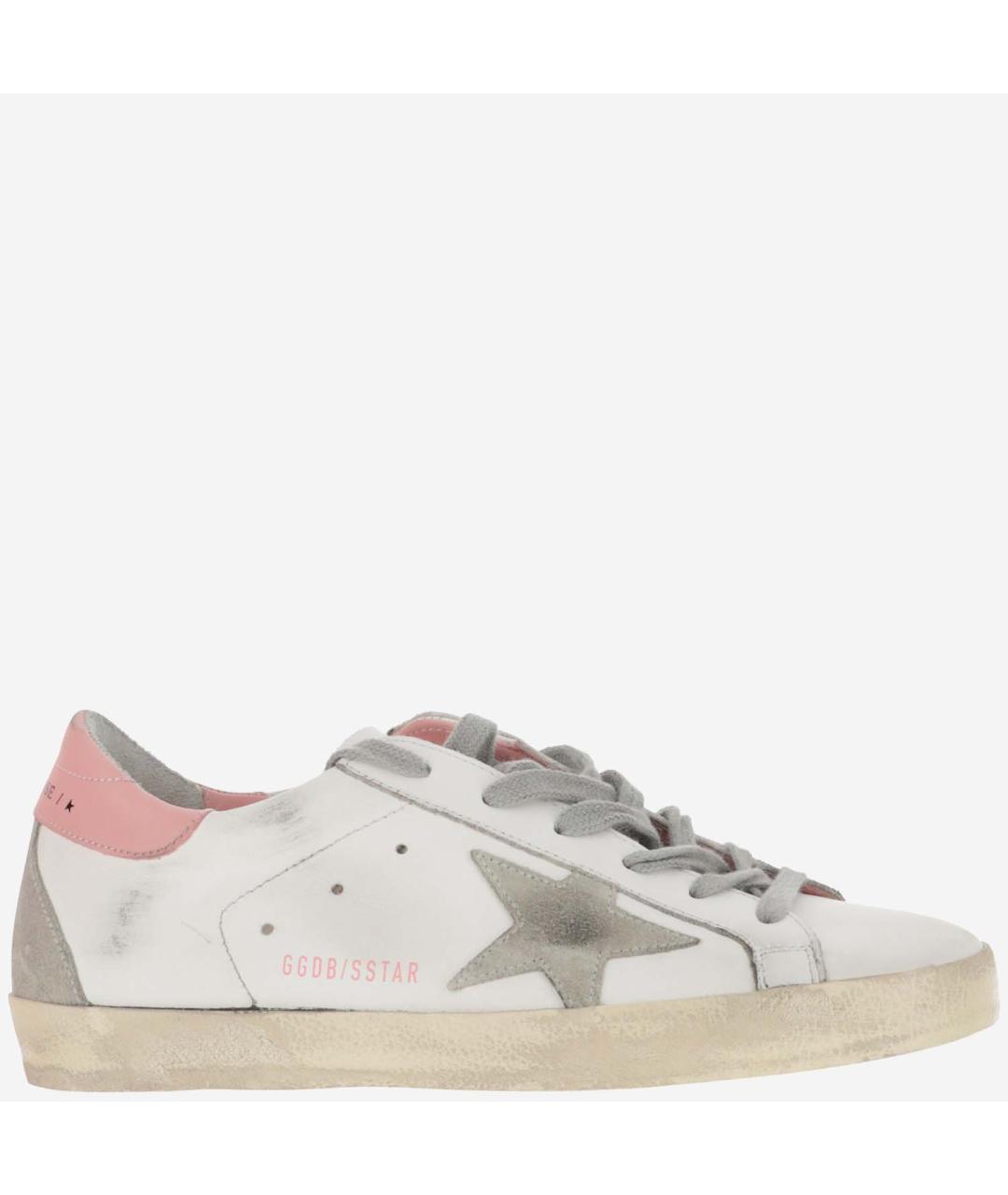 GOLDEN GOOSE DELUXE BRAND Белые кожаные кеды, фото 6