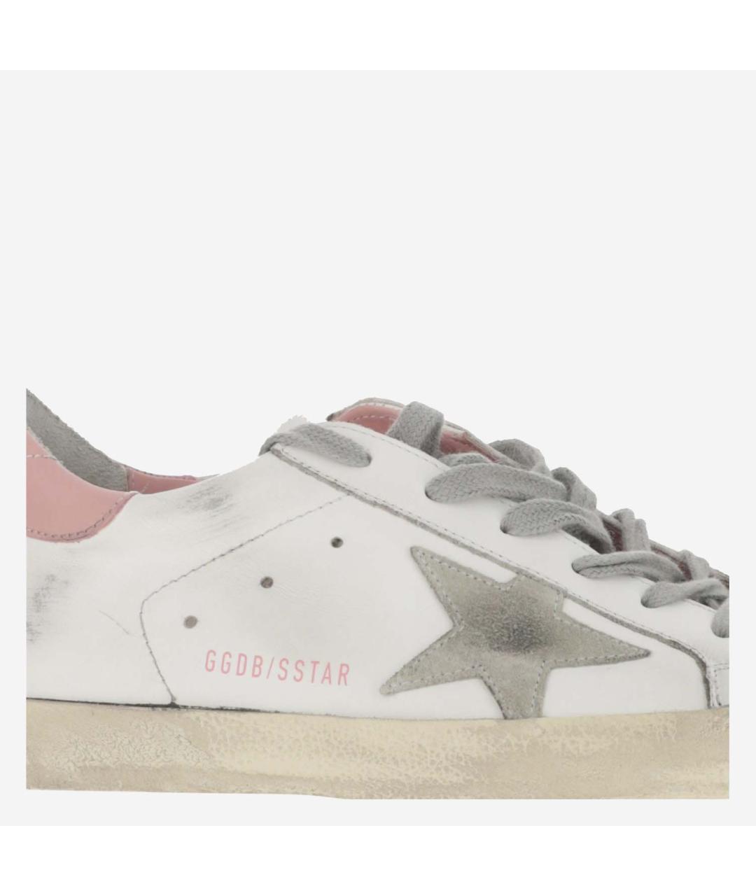GOLDEN GOOSE DELUXE BRAND Белые кожаные кеды, фото 5