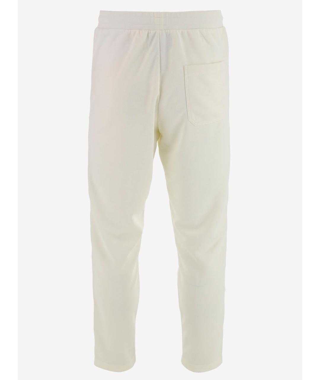 GOLDEN GOOSE DELUXE BRAND Белые полиэстеровые повседневные брюки, фото 2