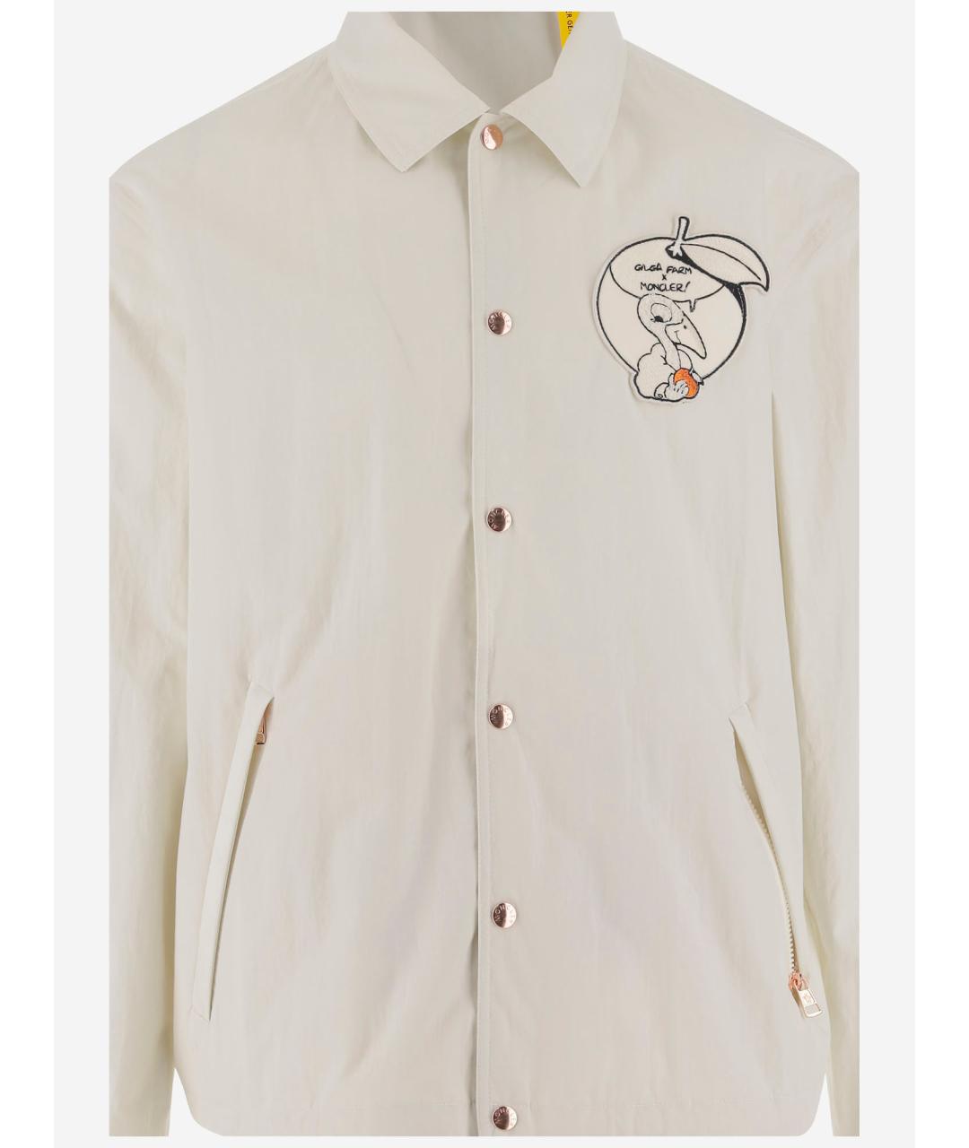 MONCLER Белая куртка, фото 2