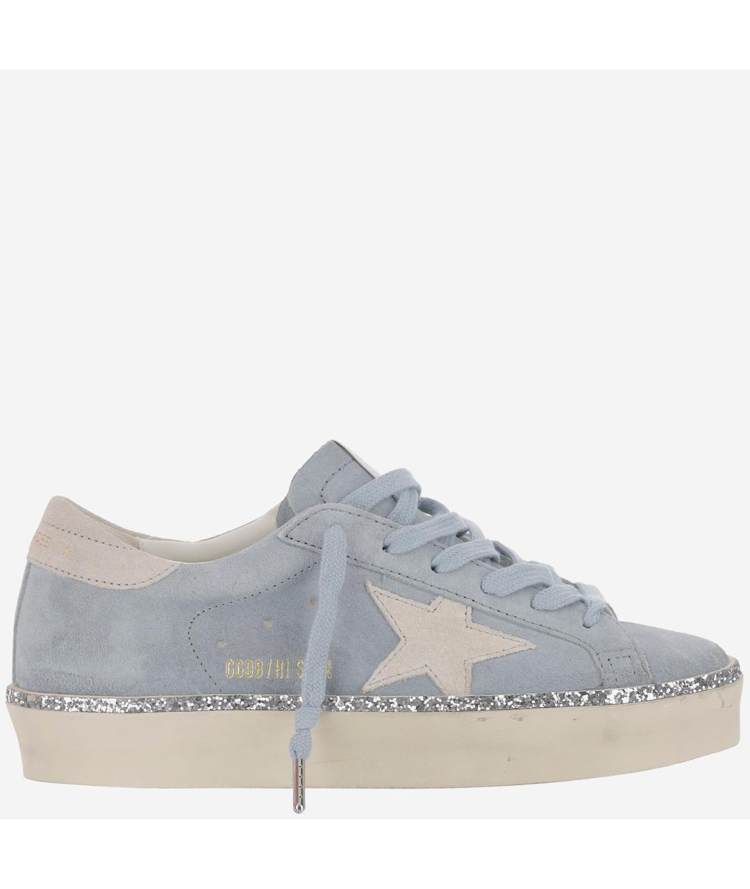 GOLDEN GOOSE DELUXE BRAND Голубые замшевые кеды, фото 6