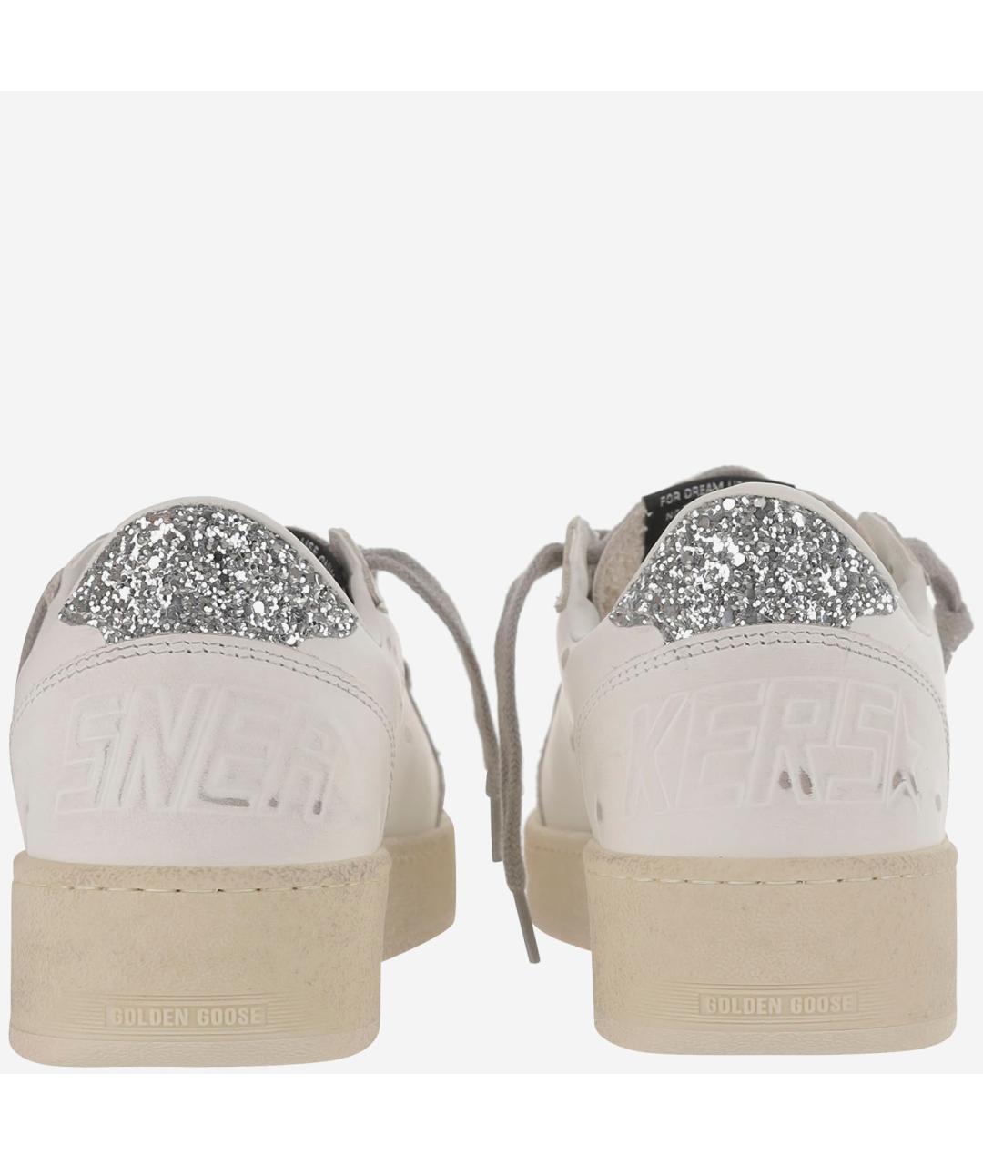 GOLDEN GOOSE DELUXE BRAND Серые кожаные кеды, фото 4