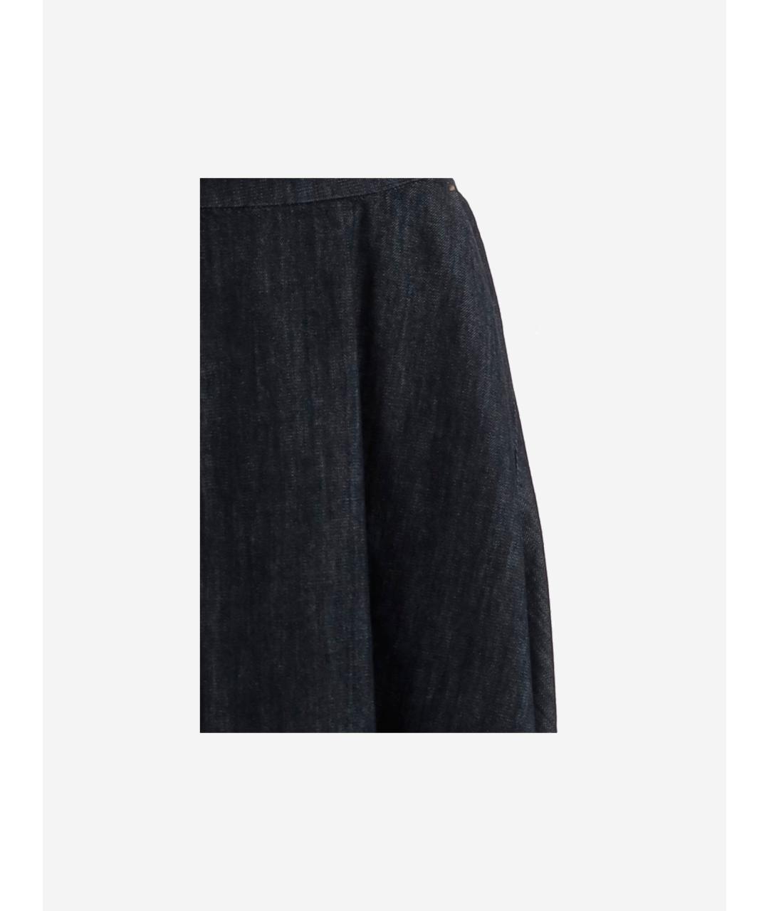 'S MAX MARA Черная юбка миди, фото 3