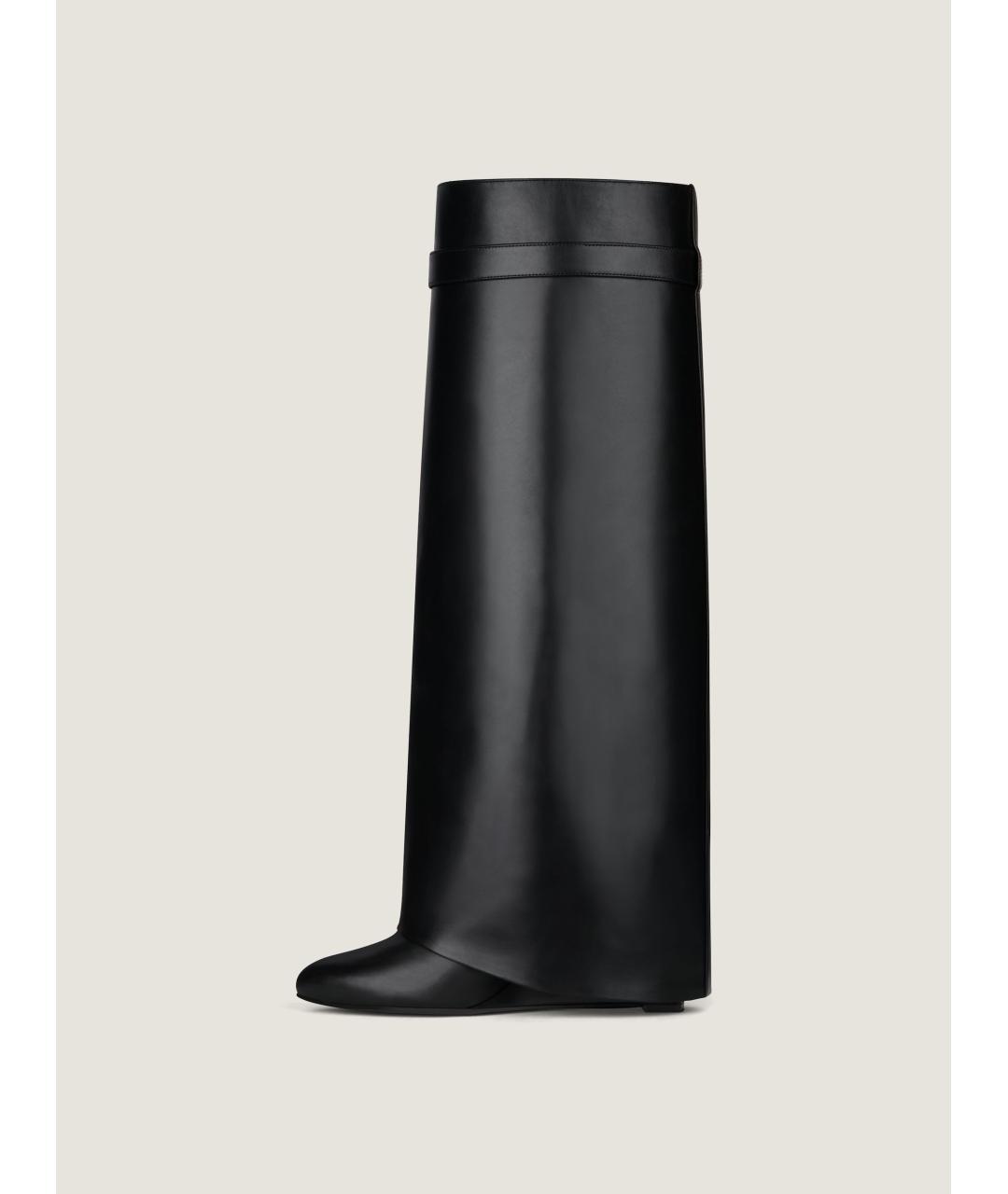 GIVENCHY Черные кожаные сапоги, фото 4