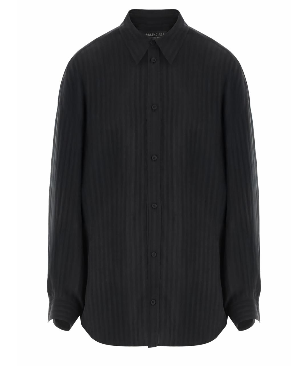 BALENCIAGA Черная рубашка, фото 1