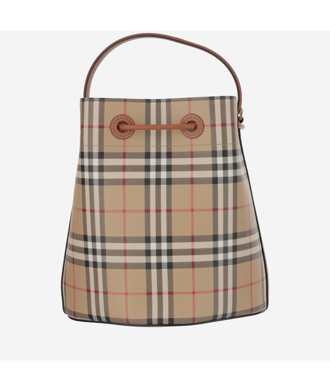 BURBERRY Бежевая сумка с короткими ручками, фото 3