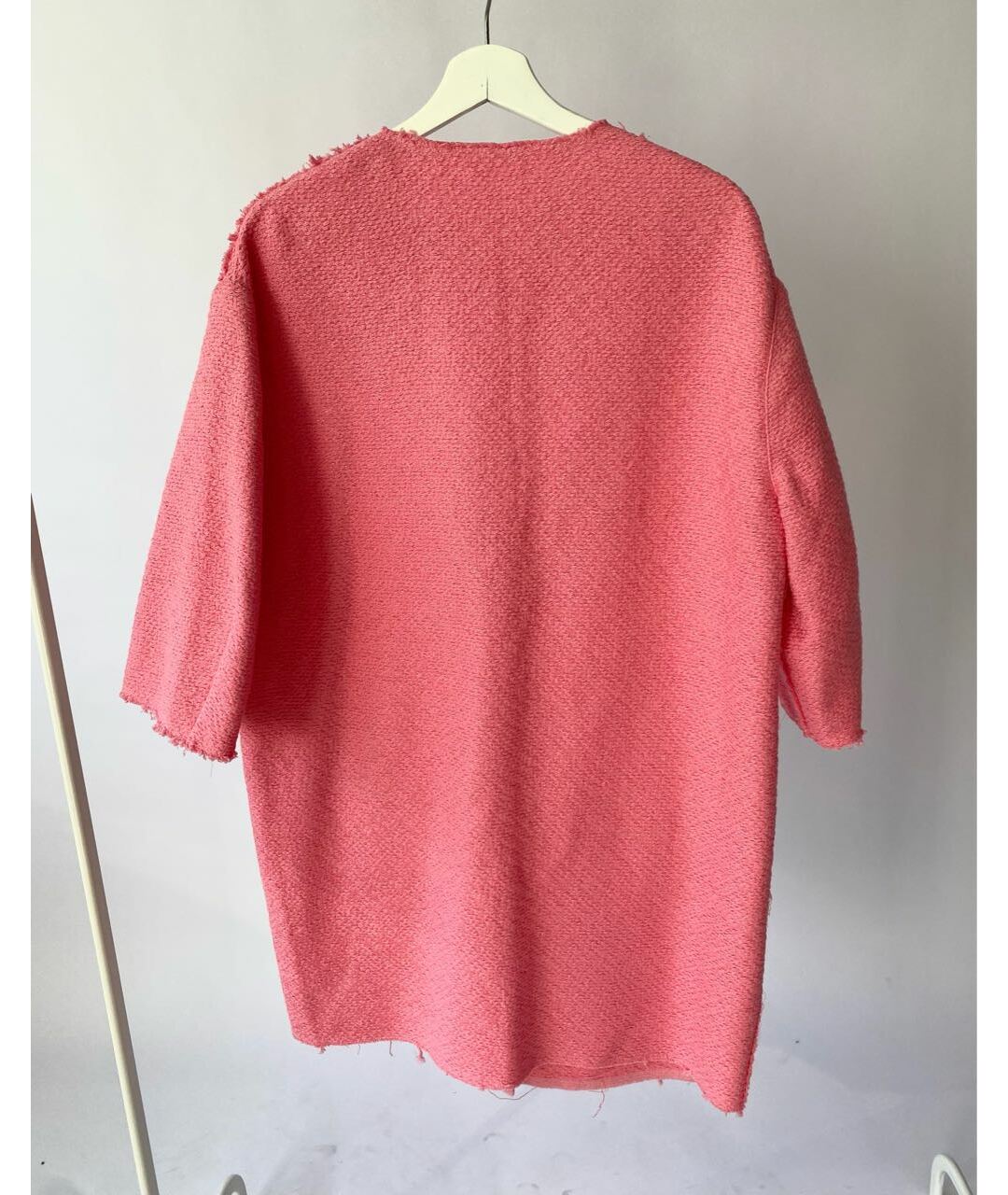 ERMANNO SCERVINO Розовый хлопковый жакет/пиджак, фото 2