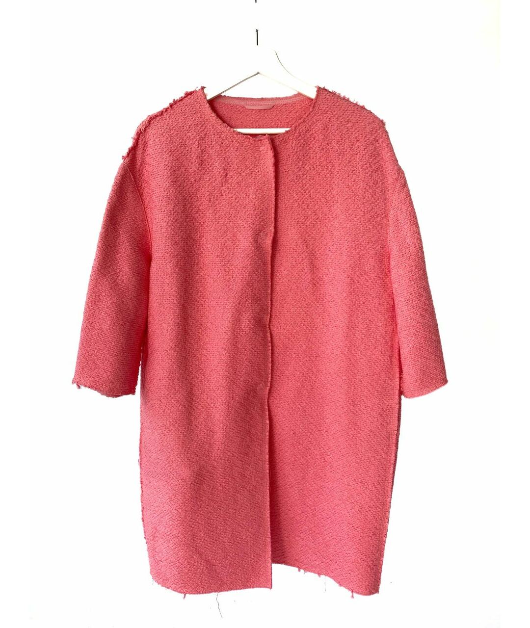 ERMANNO SCERVINO Розовый хлопковый жакет/пиджак, фото 7