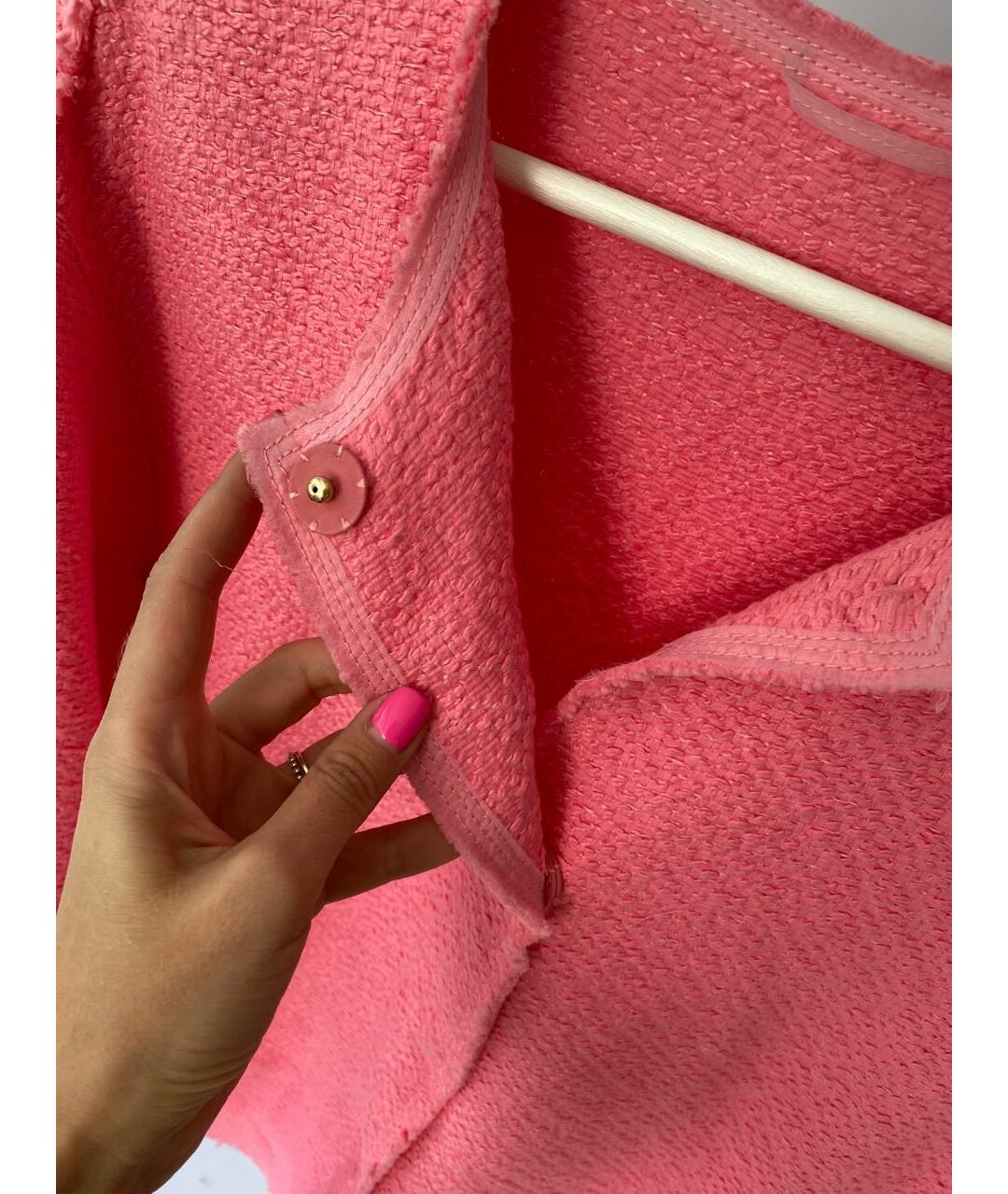 ERMANNO SCERVINO Розовый хлопковый жакет/пиджак, фото 4
