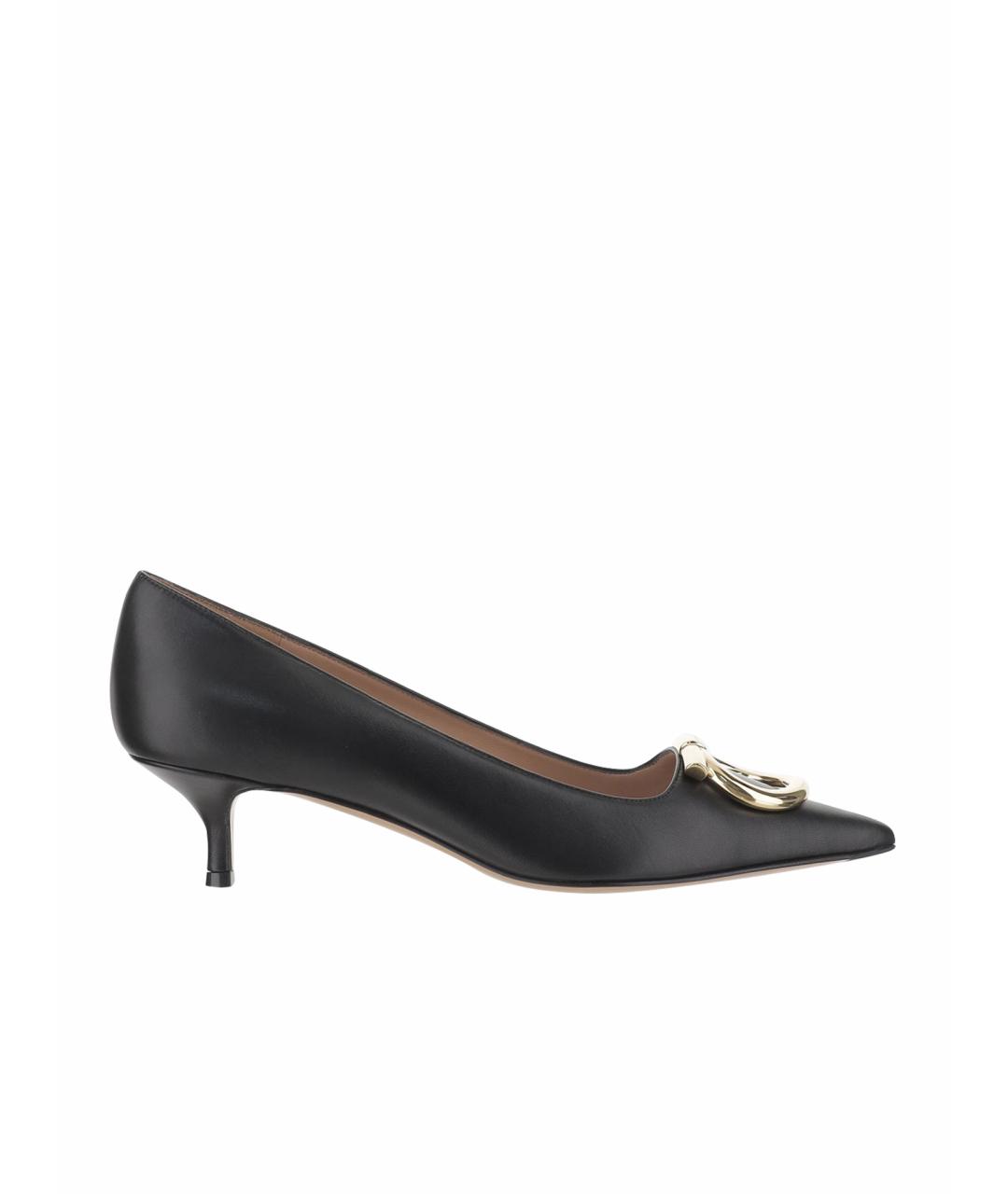 FERRAGAMO Черные кожаные туфли, фото 7