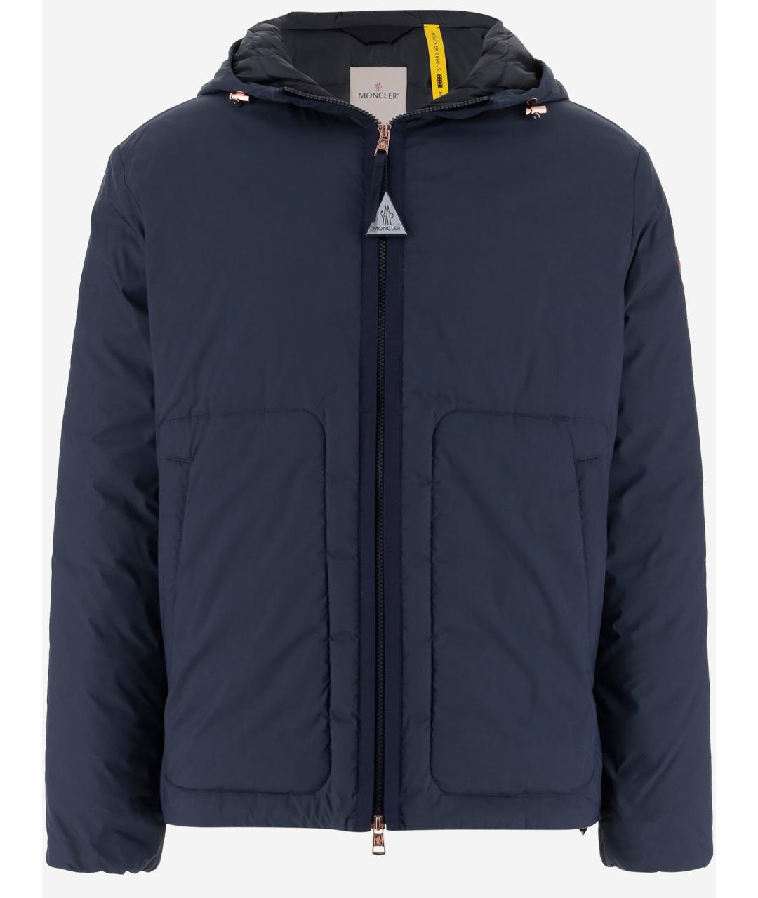 MONCLER Темно-синяя куртка, фото 4