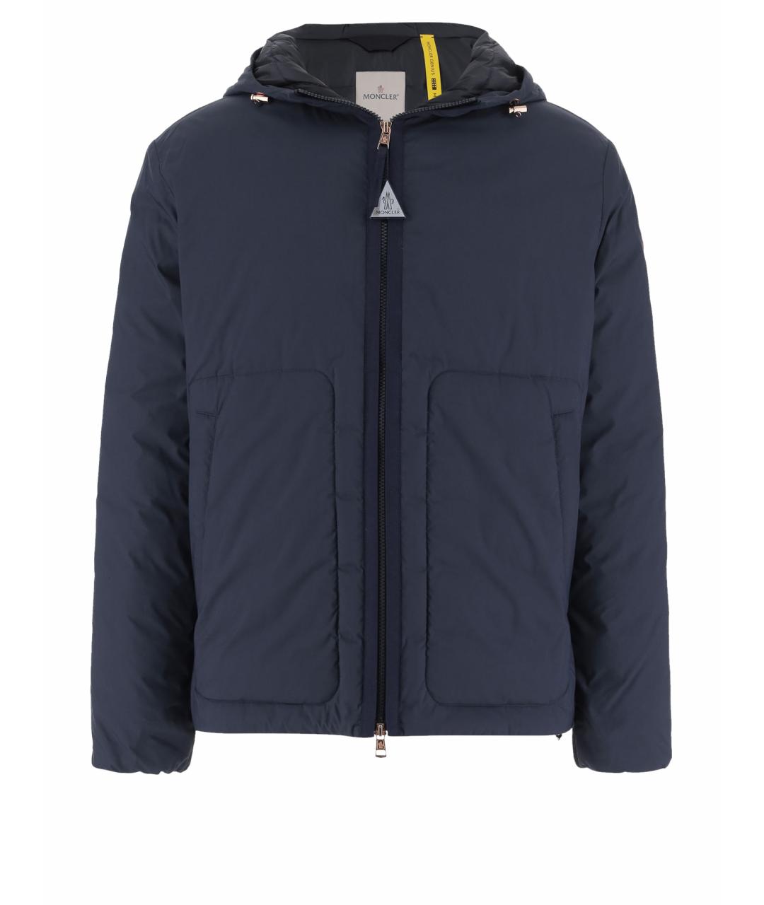 MONCLER Темно-синяя куртка, фото 1