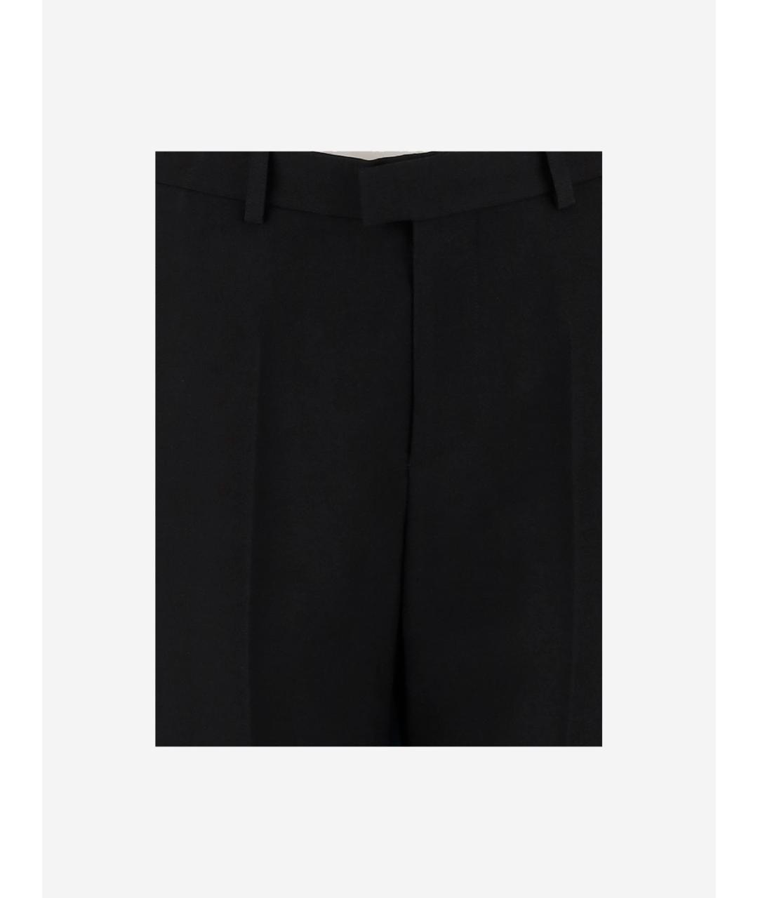 BALENCIAGA Черные прямые брюки, фото 3