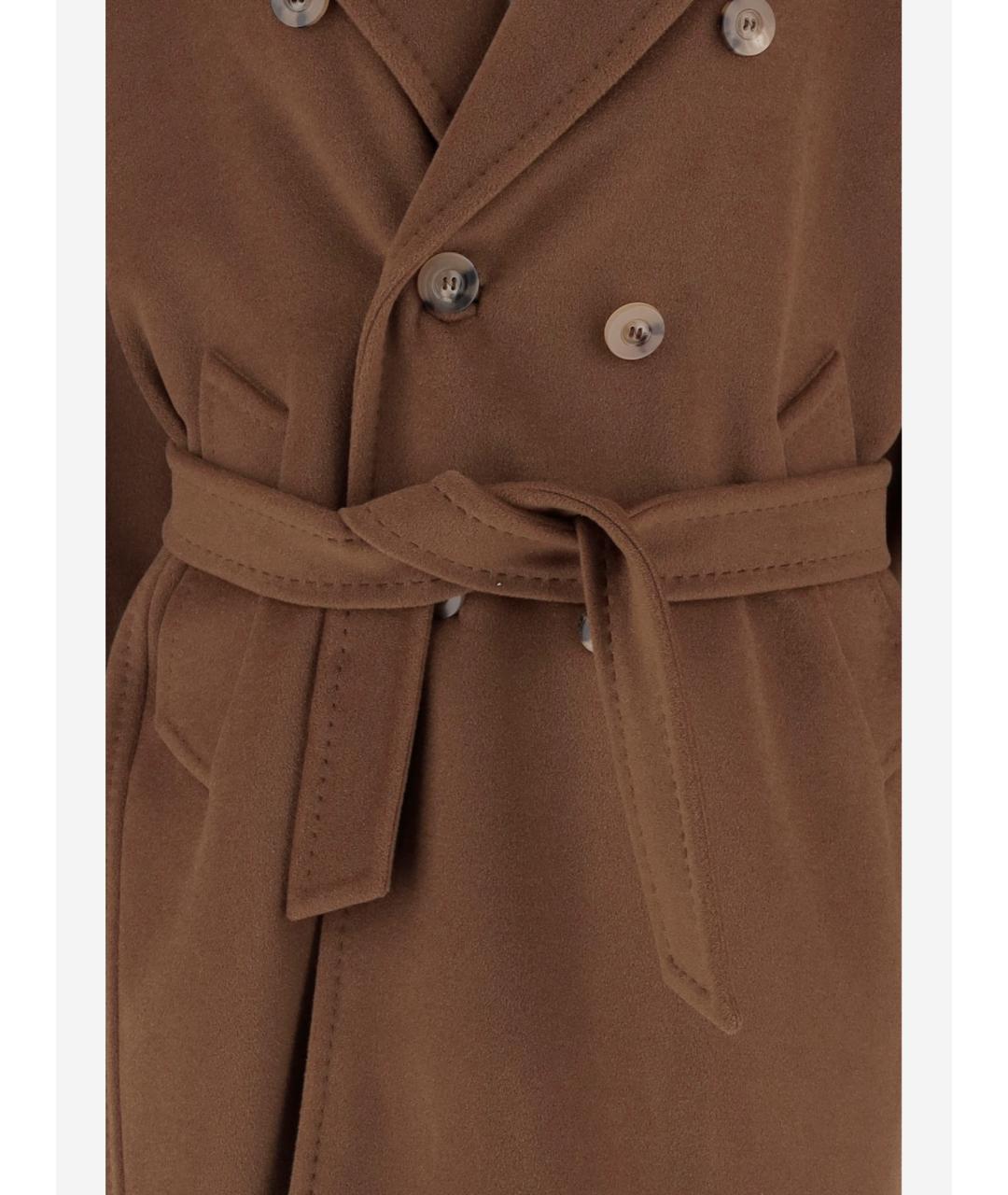MAX MARA Коричневое пальто, фото 3