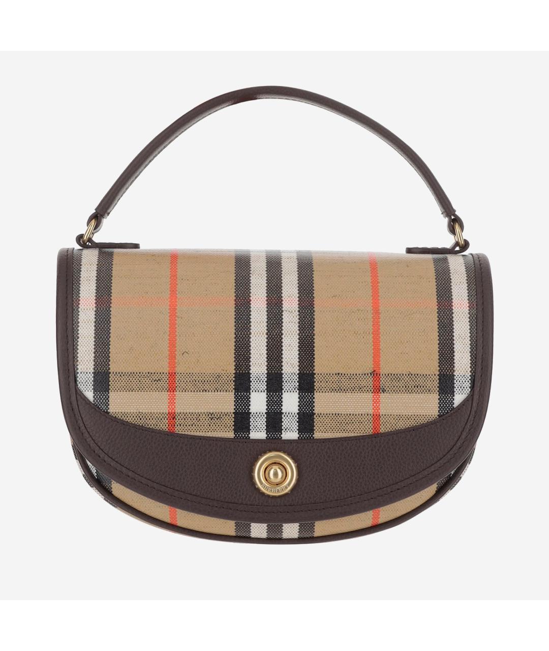 BURBERRY Бежевая сумка с короткими ручками, фото 6