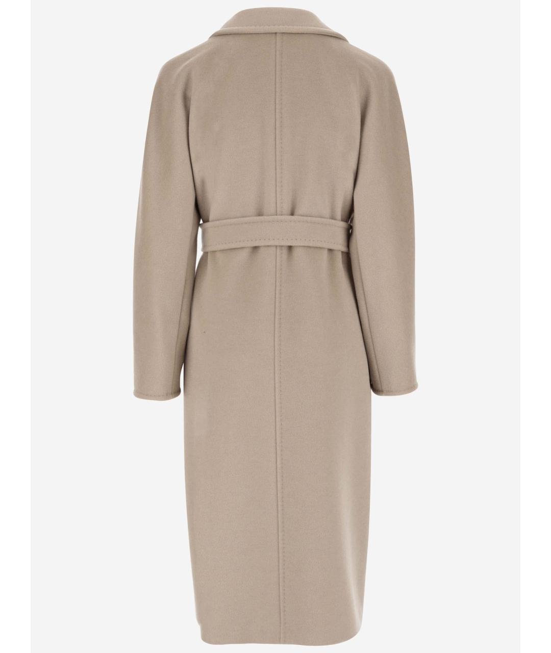 MAX MARA Бежевое шерстяное пальто, фото 2