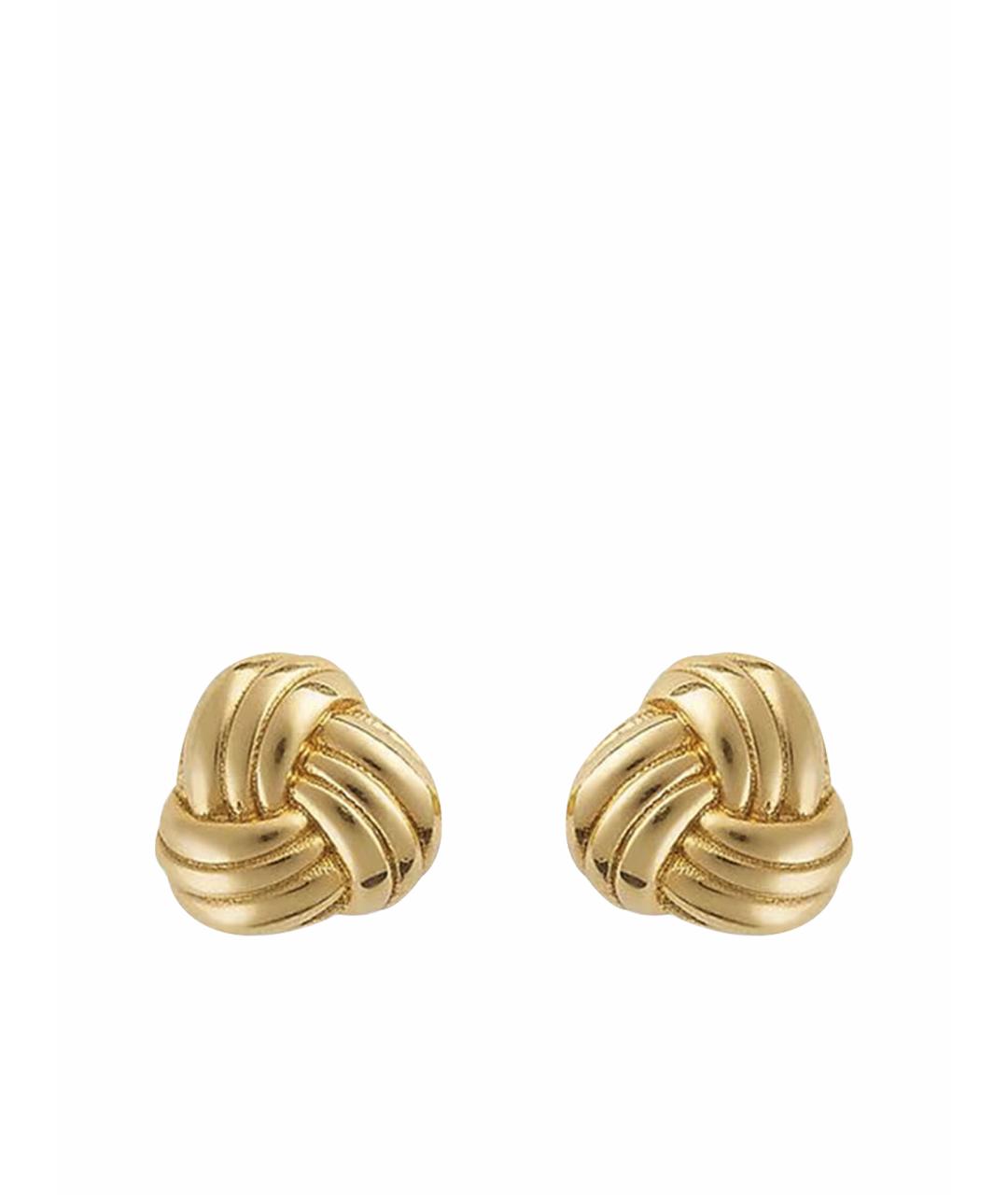 BOTTEGA VENETA Золотые металлические серьги, фото 1