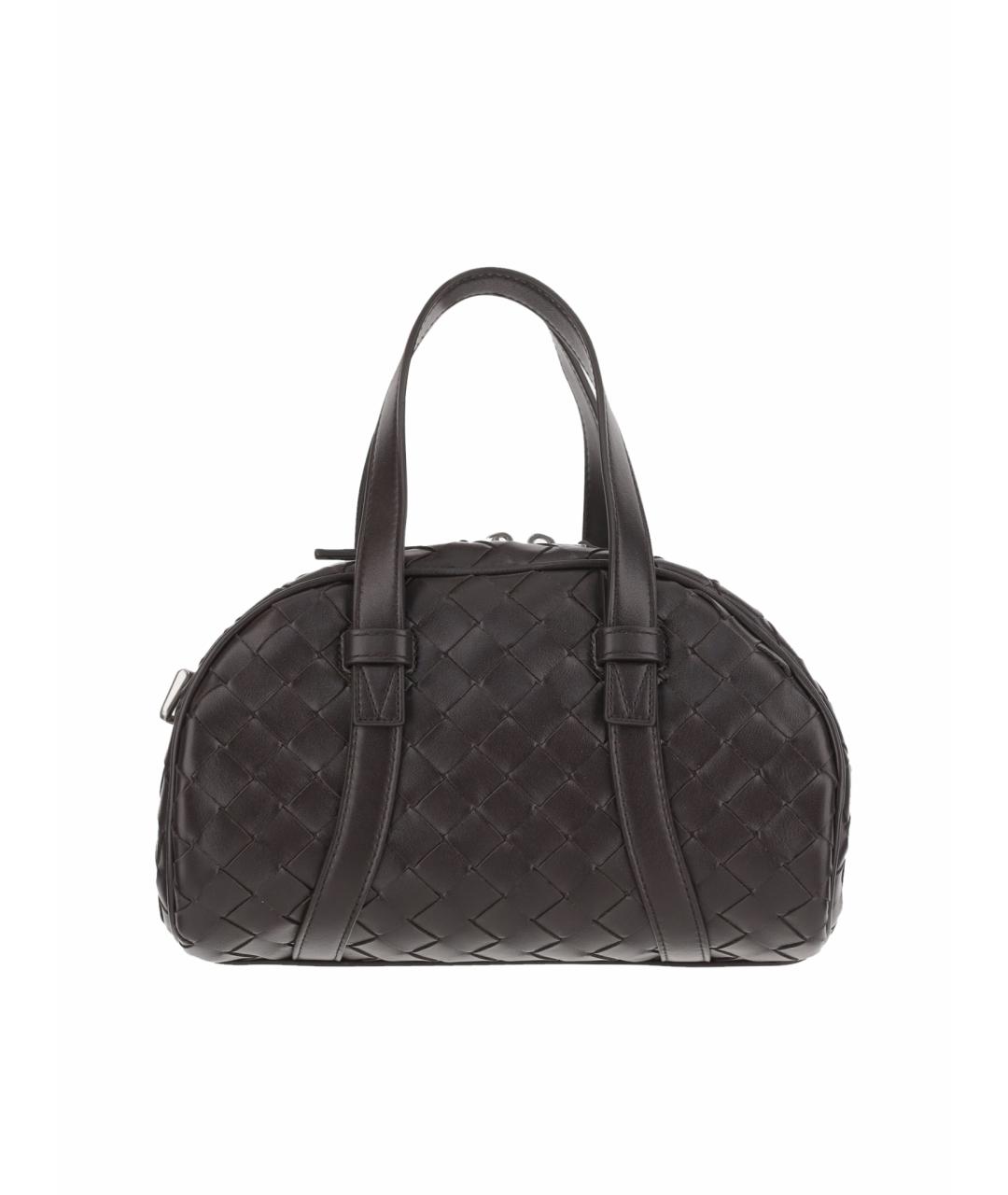 BOTTEGA VENETA Коричневая кожаная сумка на плечо, фото 1