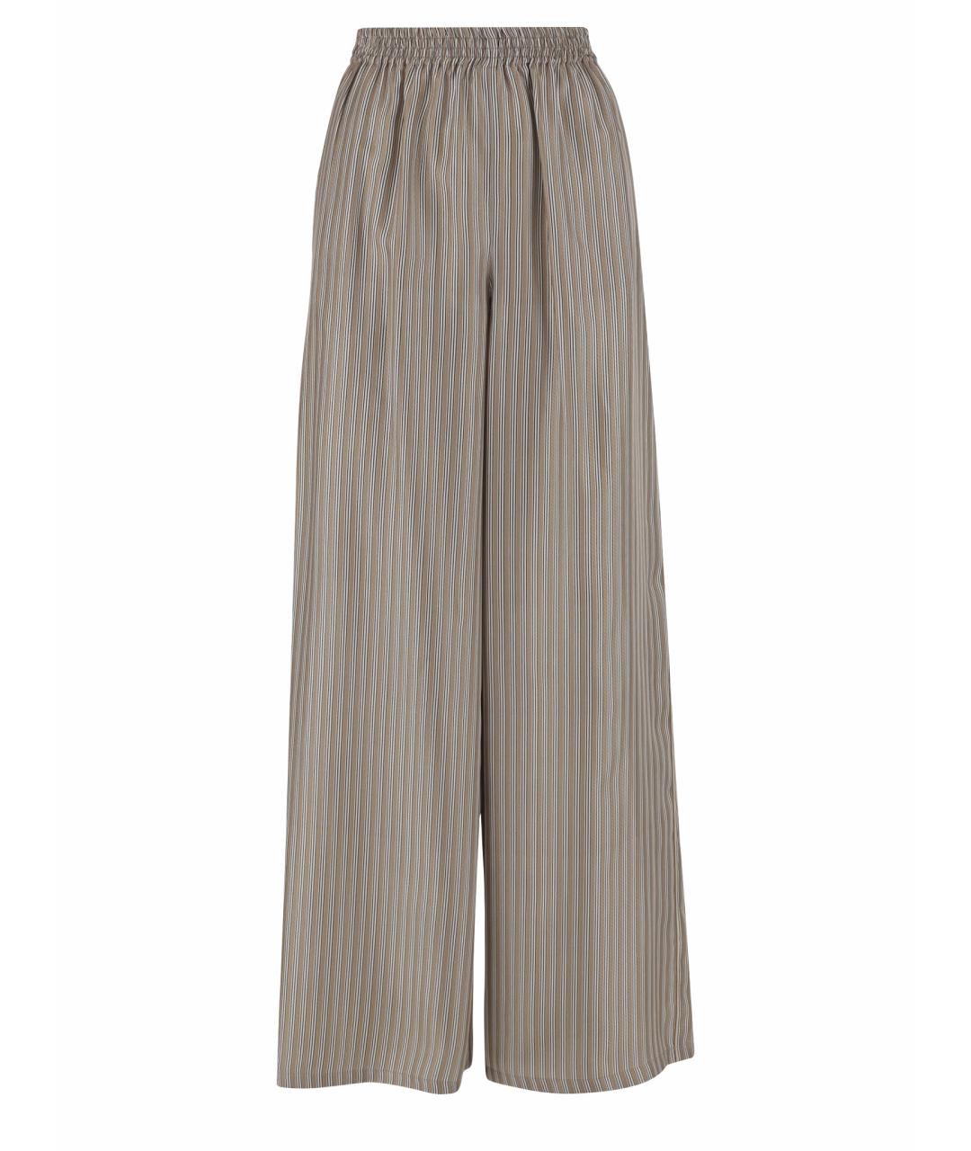 MAX MARA Бежевые прямые брюки, фото 1