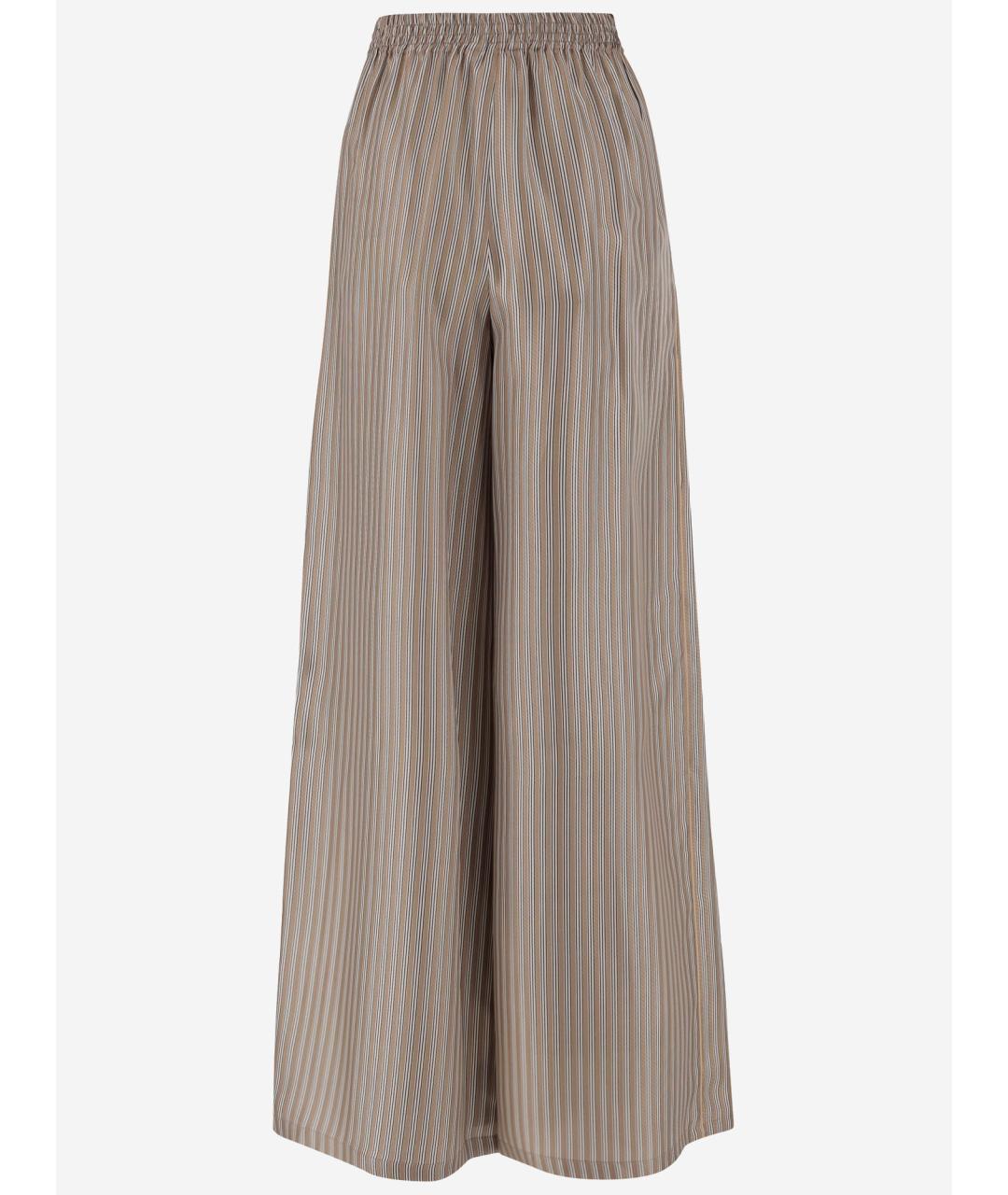 MAX MARA Бежевые прямые брюки, фото 2