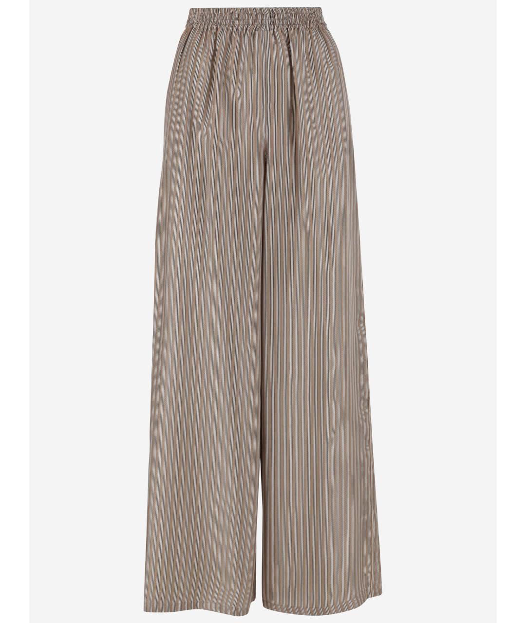 MAX MARA Бежевые прямые брюки, фото 4