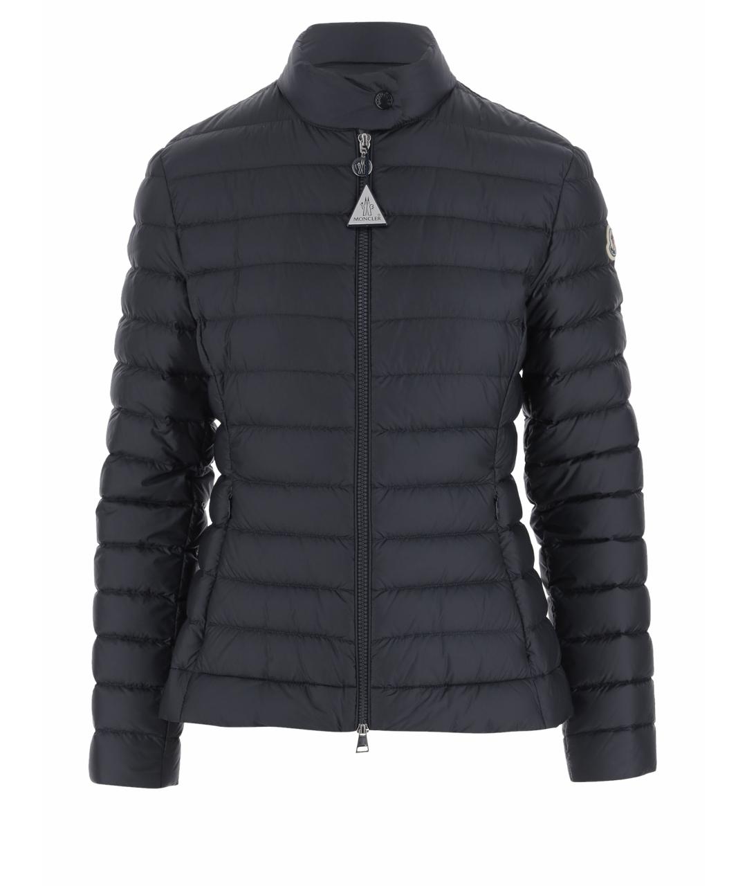 MONCLER Темно-синяя полиамидовая куртка, фото 1