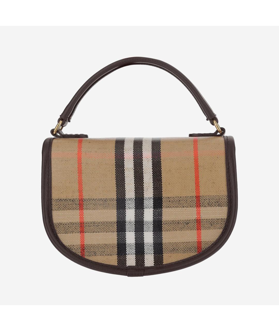 BURBERRY Бежевая сумка с короткими ручками, фото 3